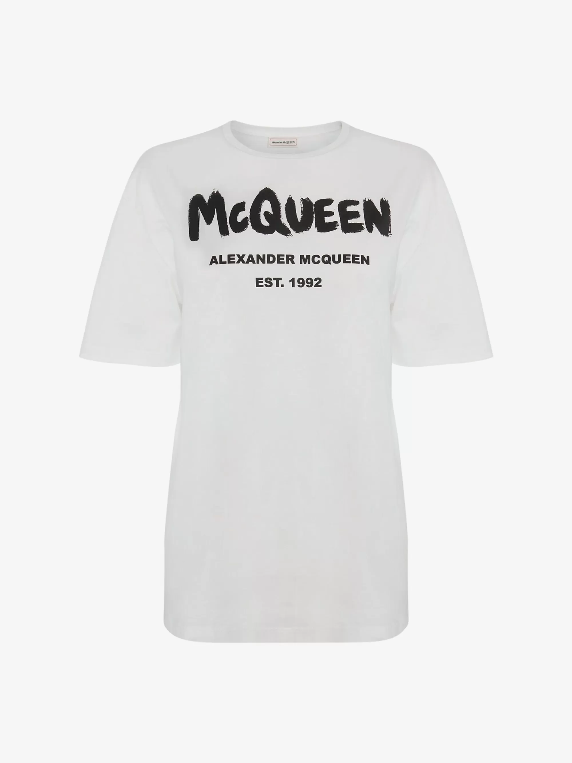 Women's McQueen Graffiti T-shirt in >Alexander McQueen Shop