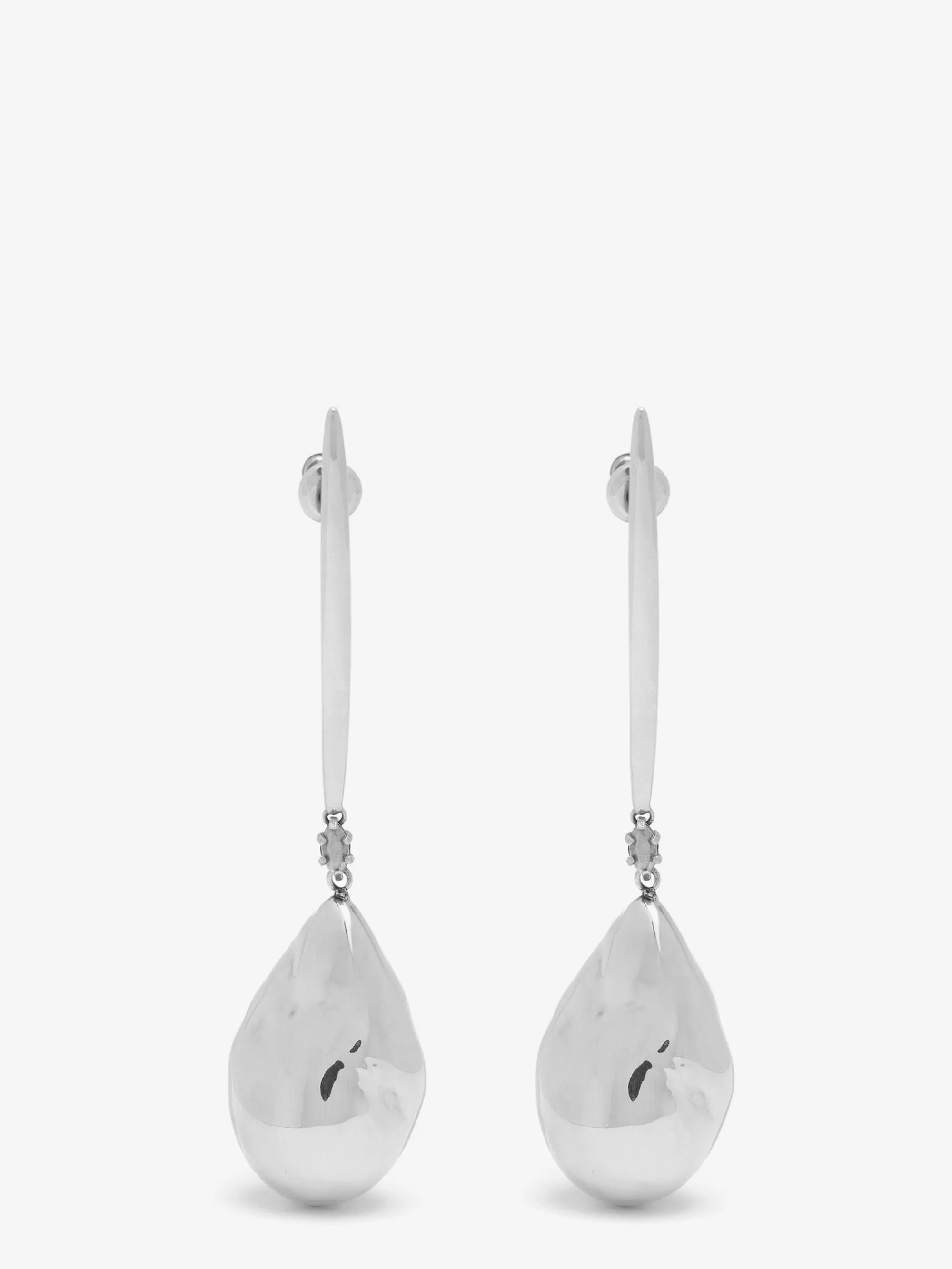 Women's Metal Pearl Stick Earrings in >Alexander McQueen Outlet