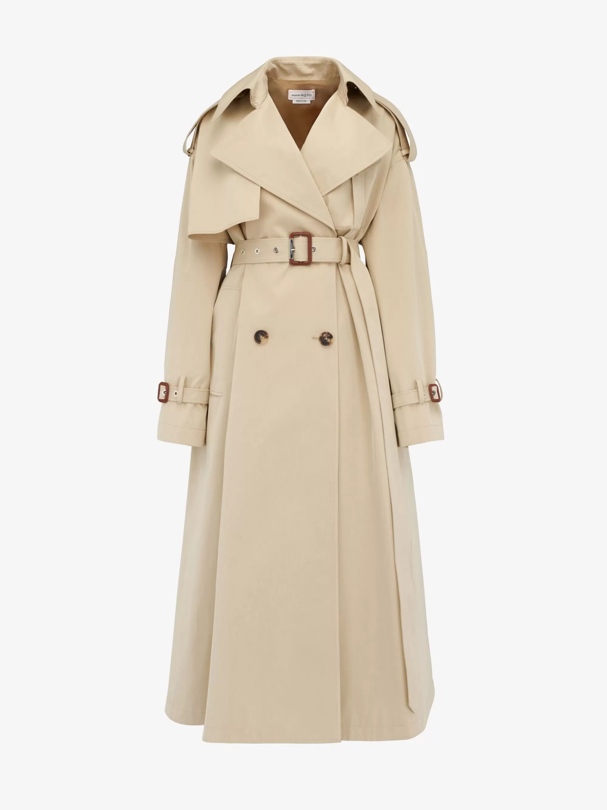 Women's Military Trench Coat in >Alexander McQueen Cheap