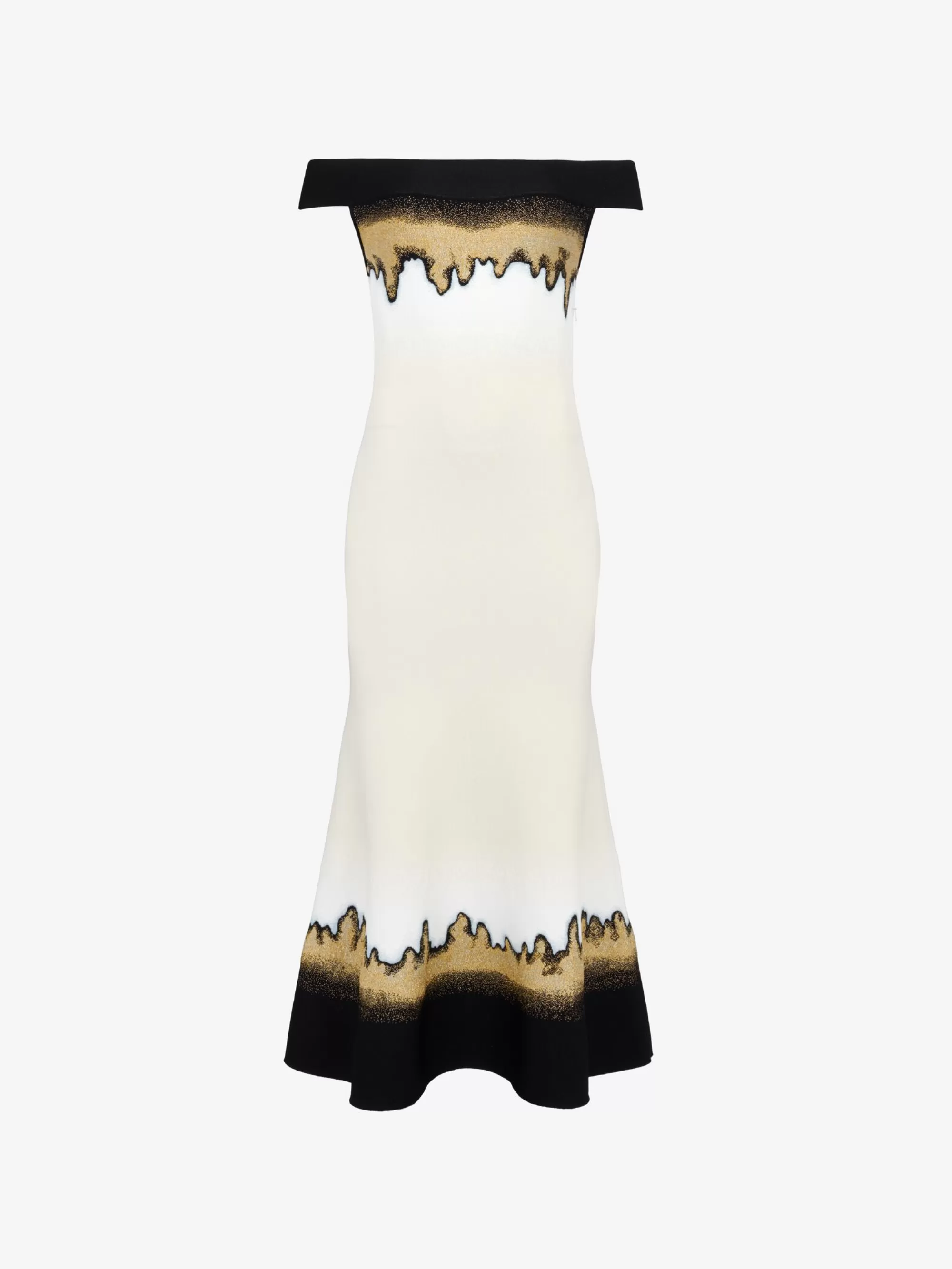 Women's Off-the-shoulder Jacquard Dress in >Alexander McQueen Fashion