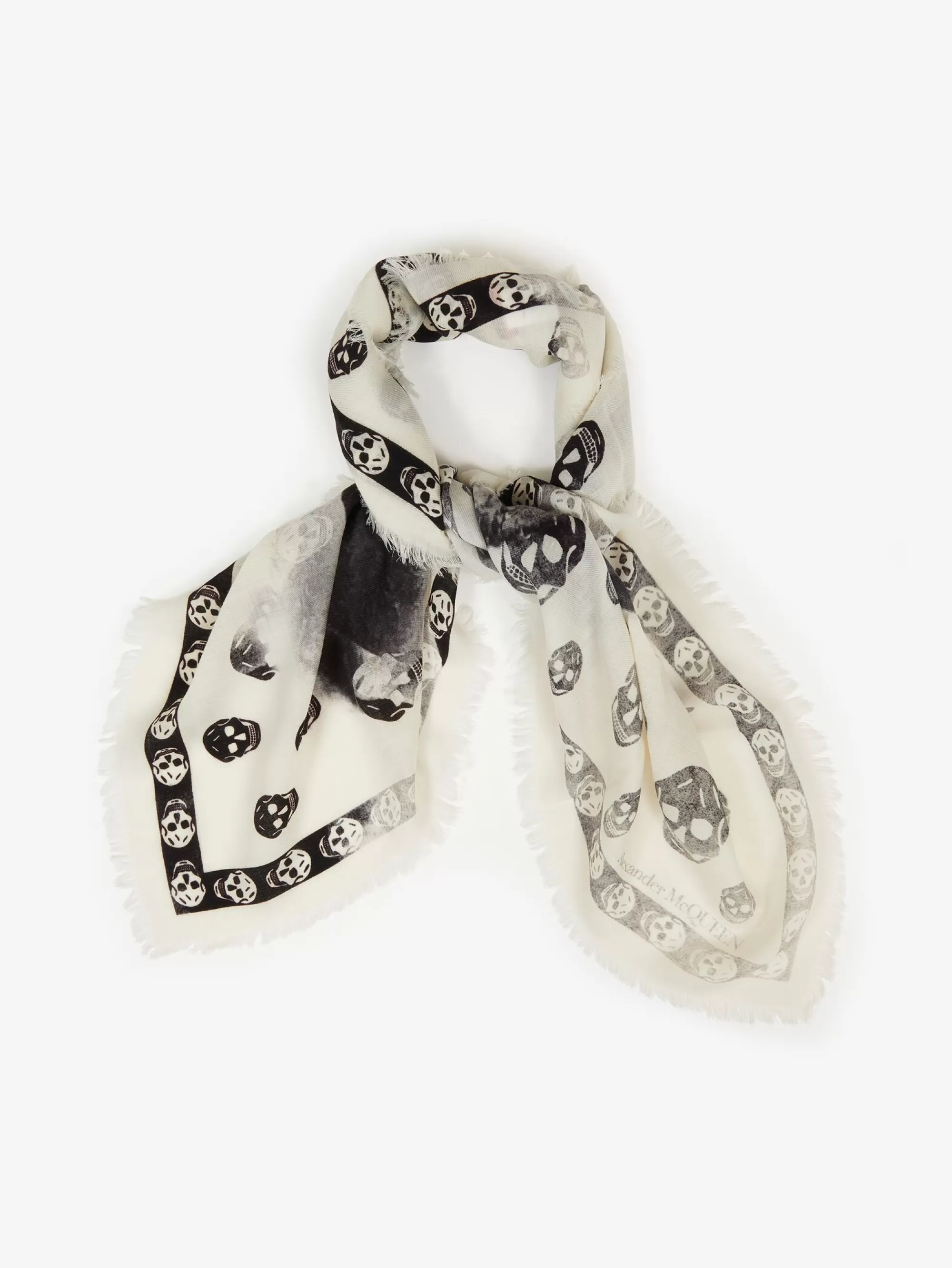 Women's Orchid Classic Skull Foulard in >Alexander McQueen Cheap