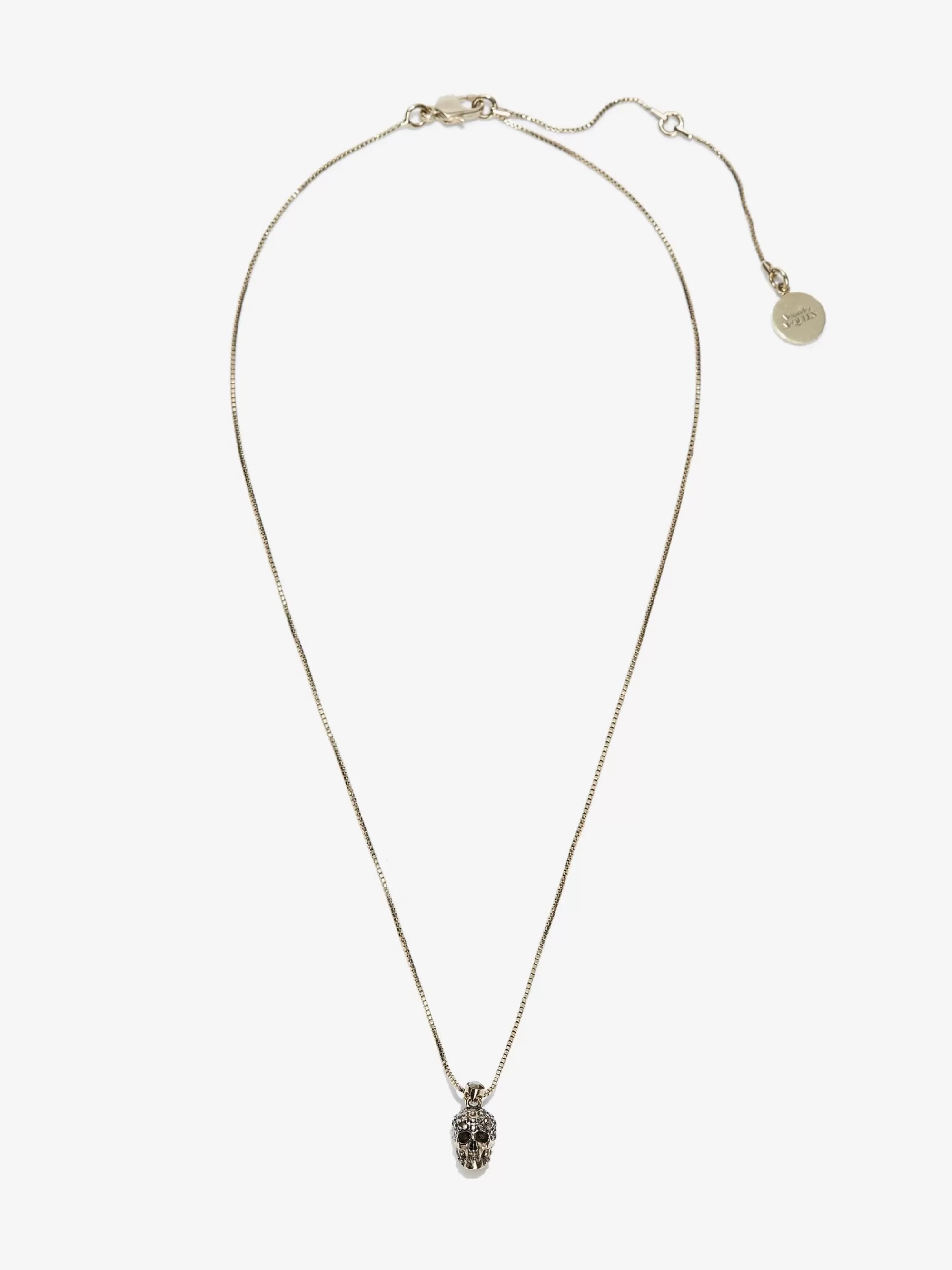 Women's Pave Skull Necklace in >Alexander McQueen New