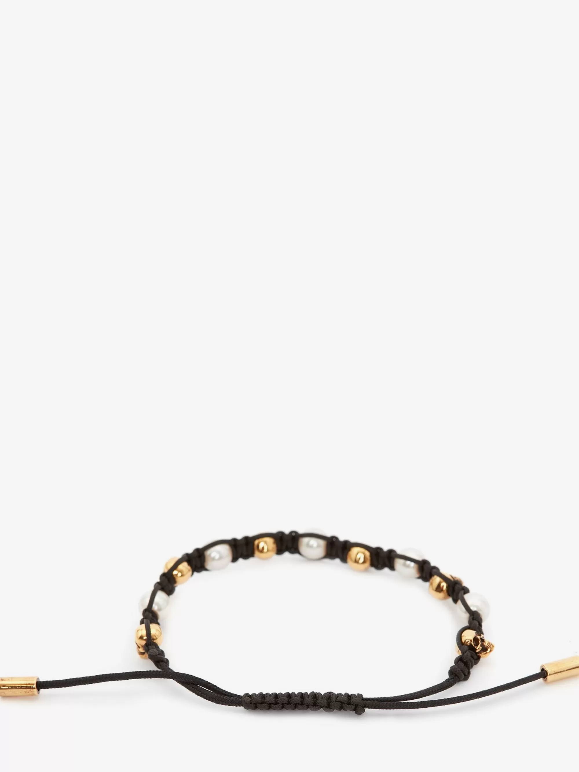 Women's Pearly Skull Friendship Bracelet in >Alexander McQueen Store