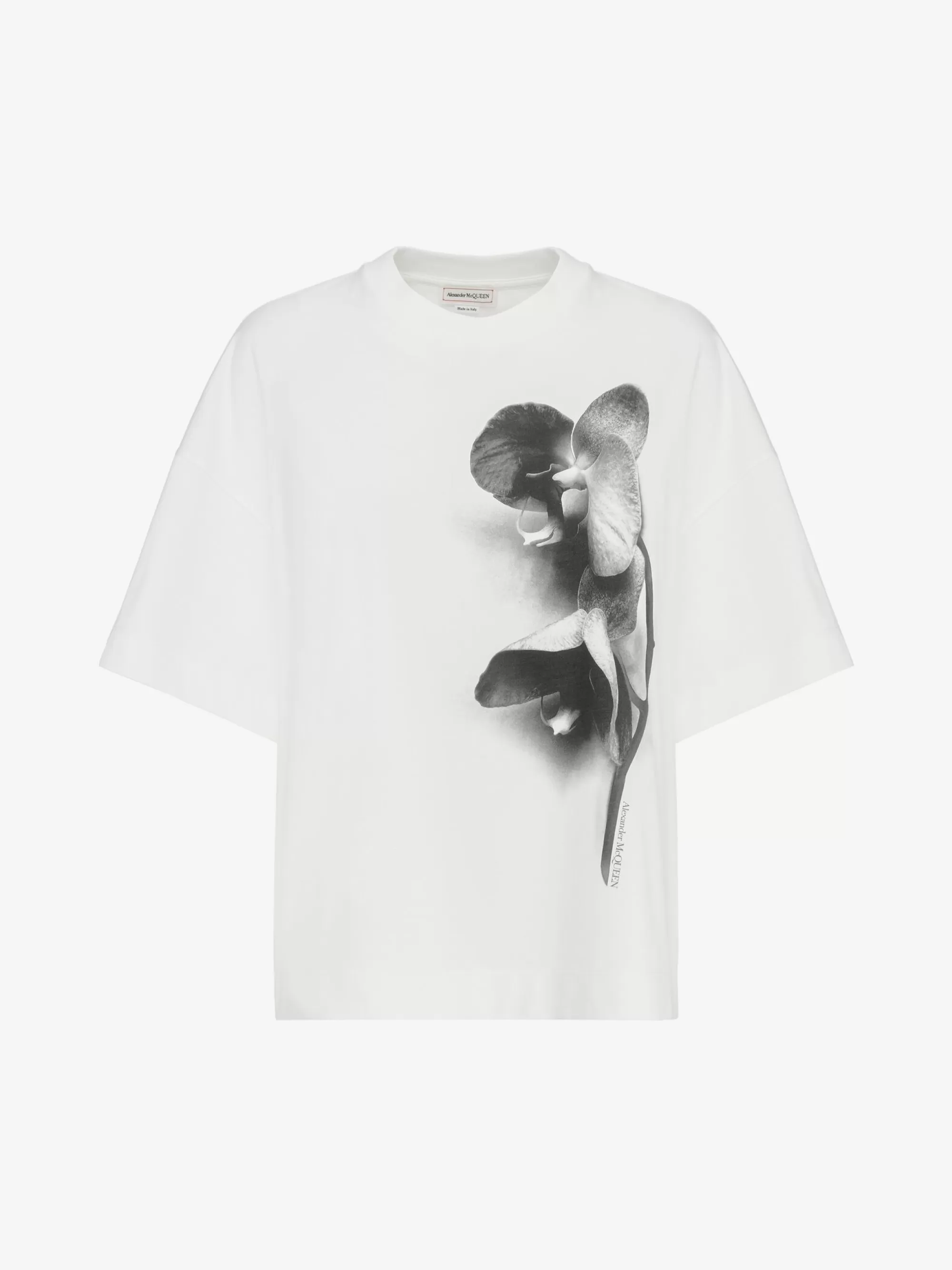 Women's Photographic Orchid Oversized T-shirt in >Alexander McQueen Online