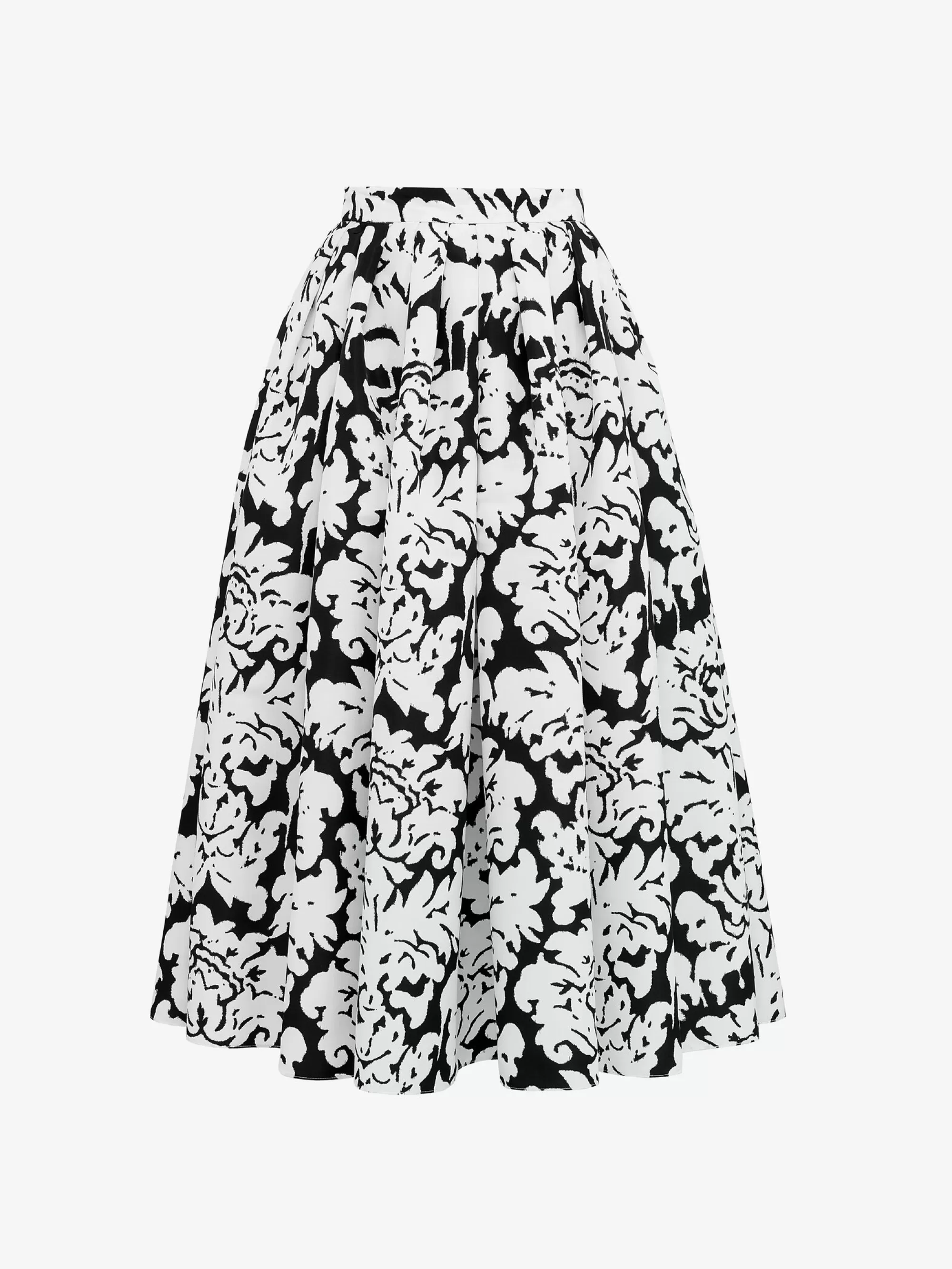 Women's Pleated Midi Skirt in >Alexander McQueen Cheap