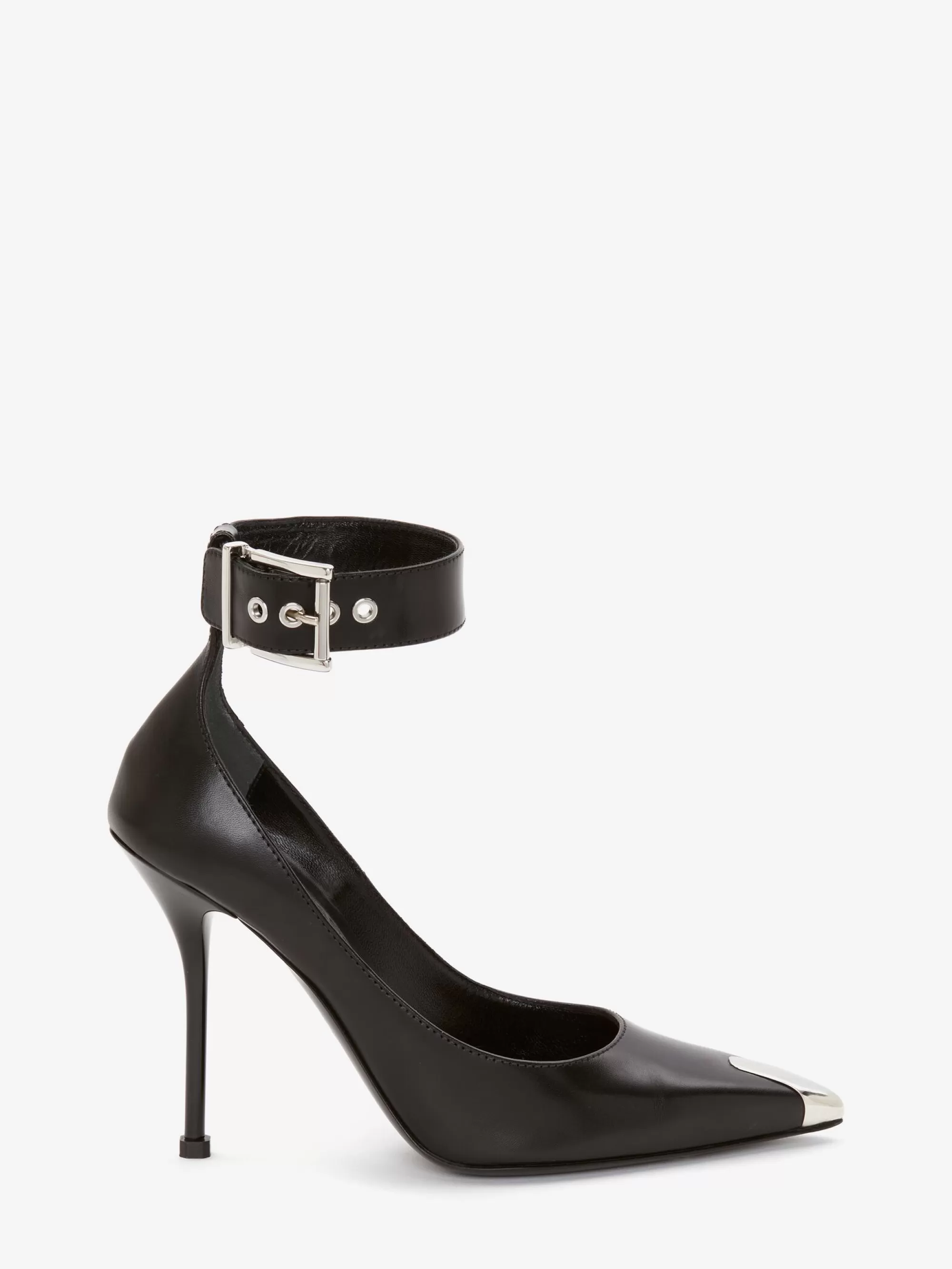 Women's Punk Ankle Strap Pump in >Alexander McQueen Hot