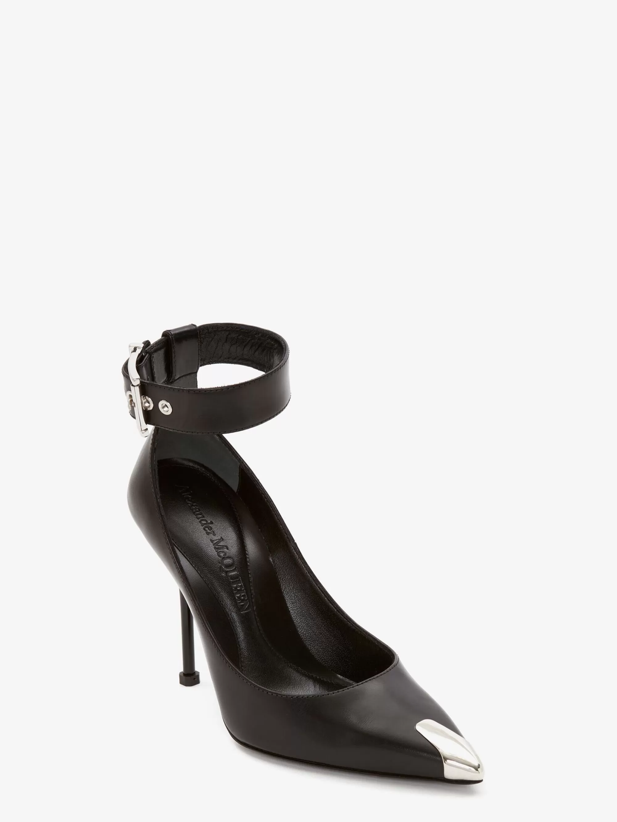 Women's Punk Ankle Strap Pump in >Alexander McQueen Hot