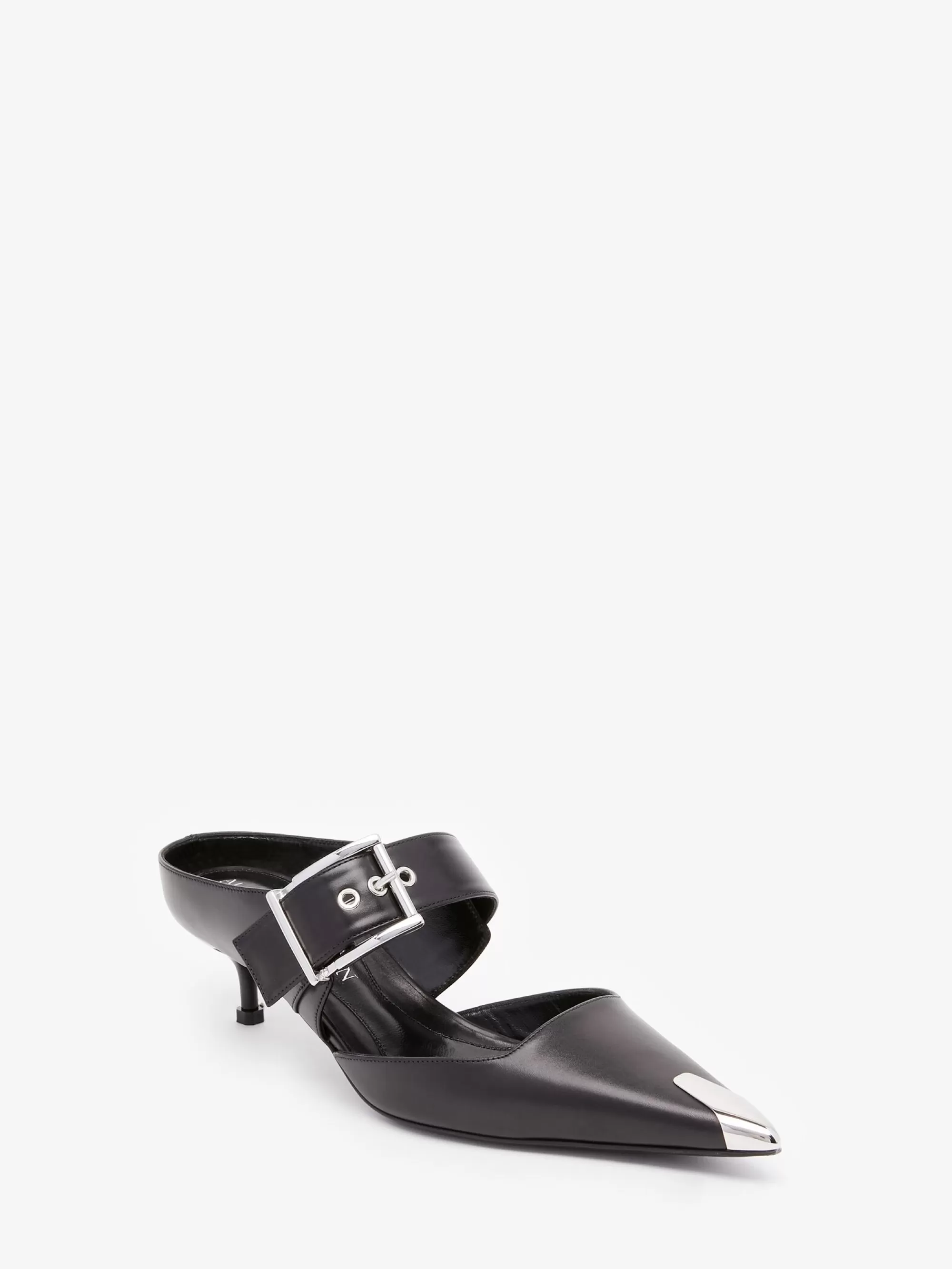 Women's Punk Buckle Mule in >Alexander McQueen Store