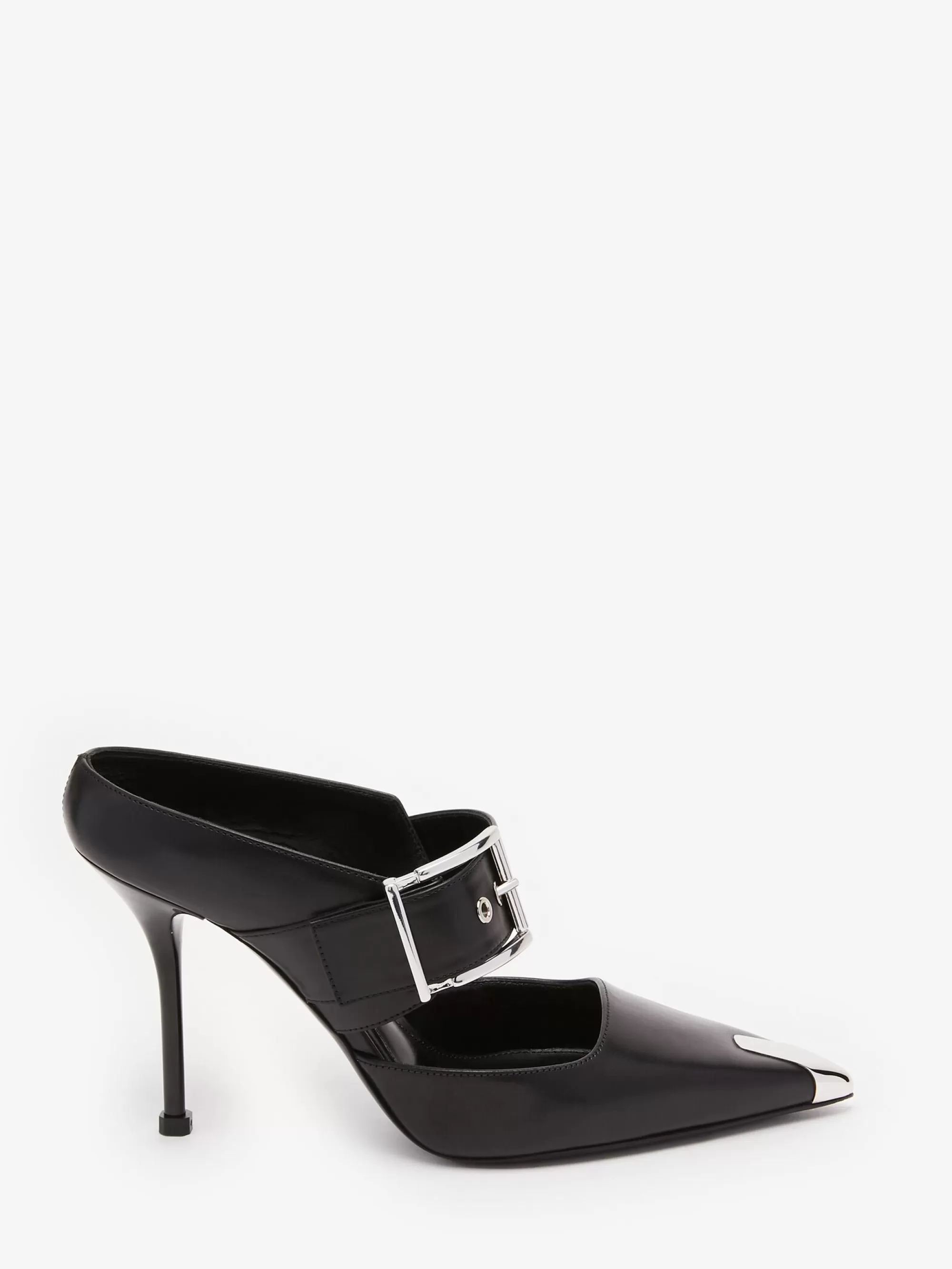 Women's Punk Buckle Mule in >Alexander McQueen Fashion