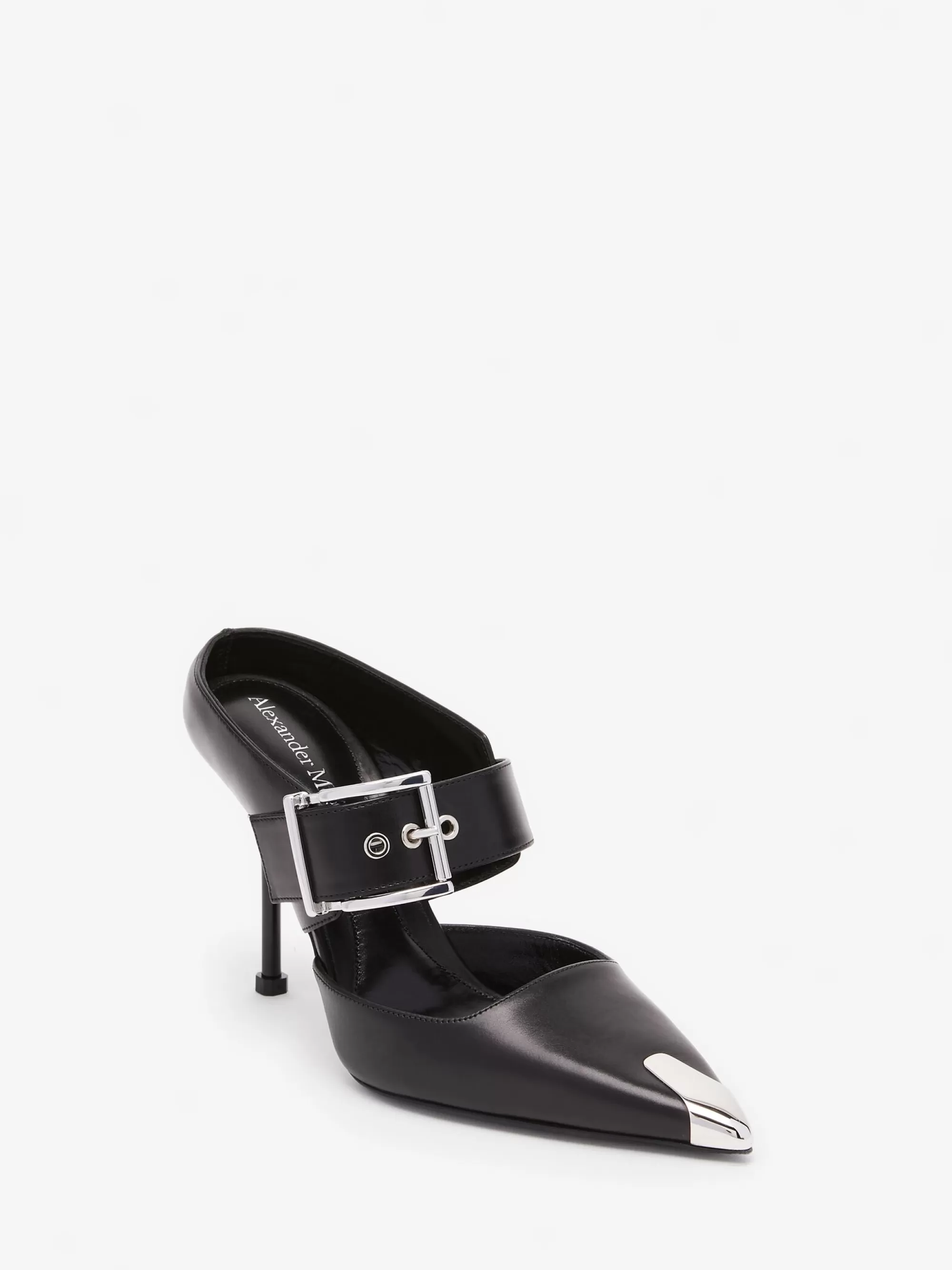 Women's Punk Buckle Mule in >Alexander McQueen Fashion