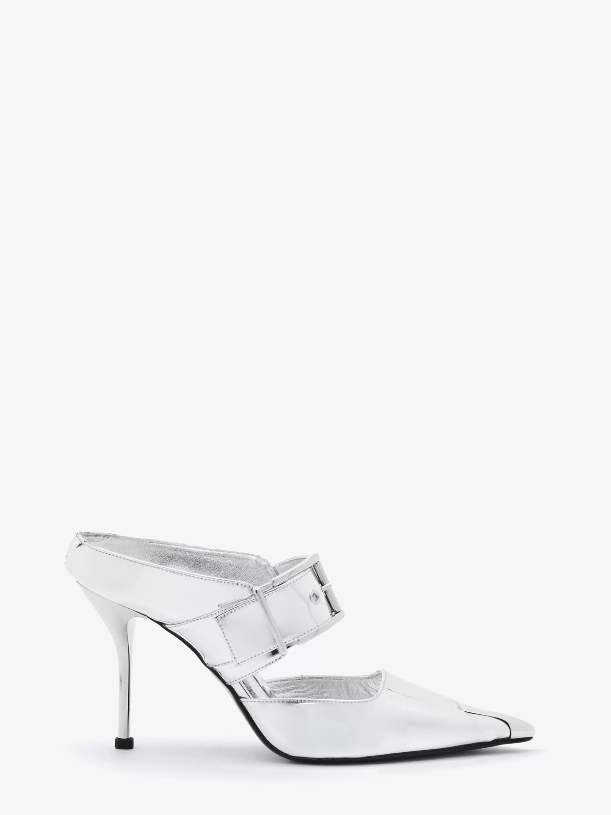 Women's Punk Buckle Mule in >Alexander McQueen Hot