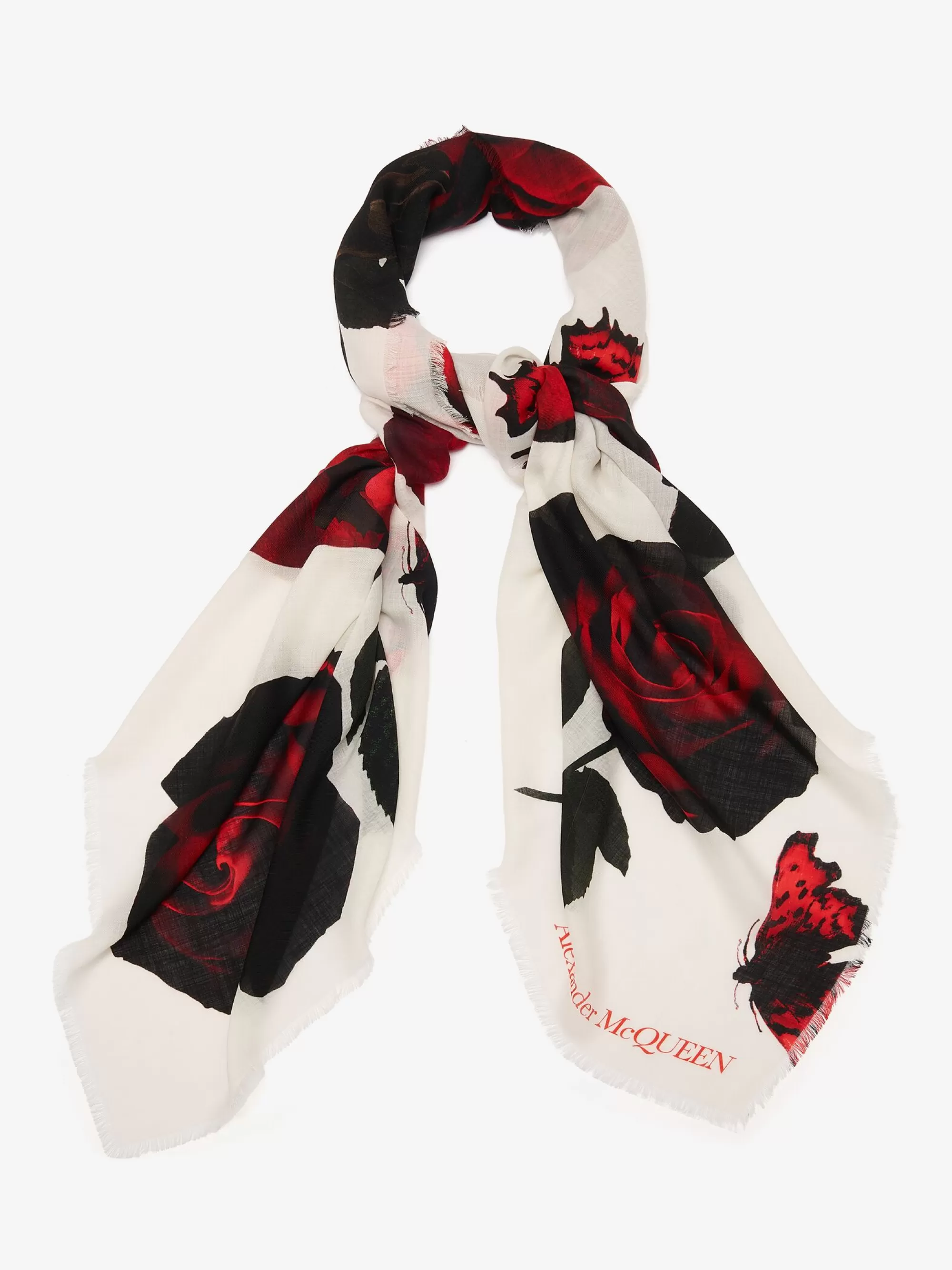 Women's Roses Shawl in >Alexander McQueen Best Sale