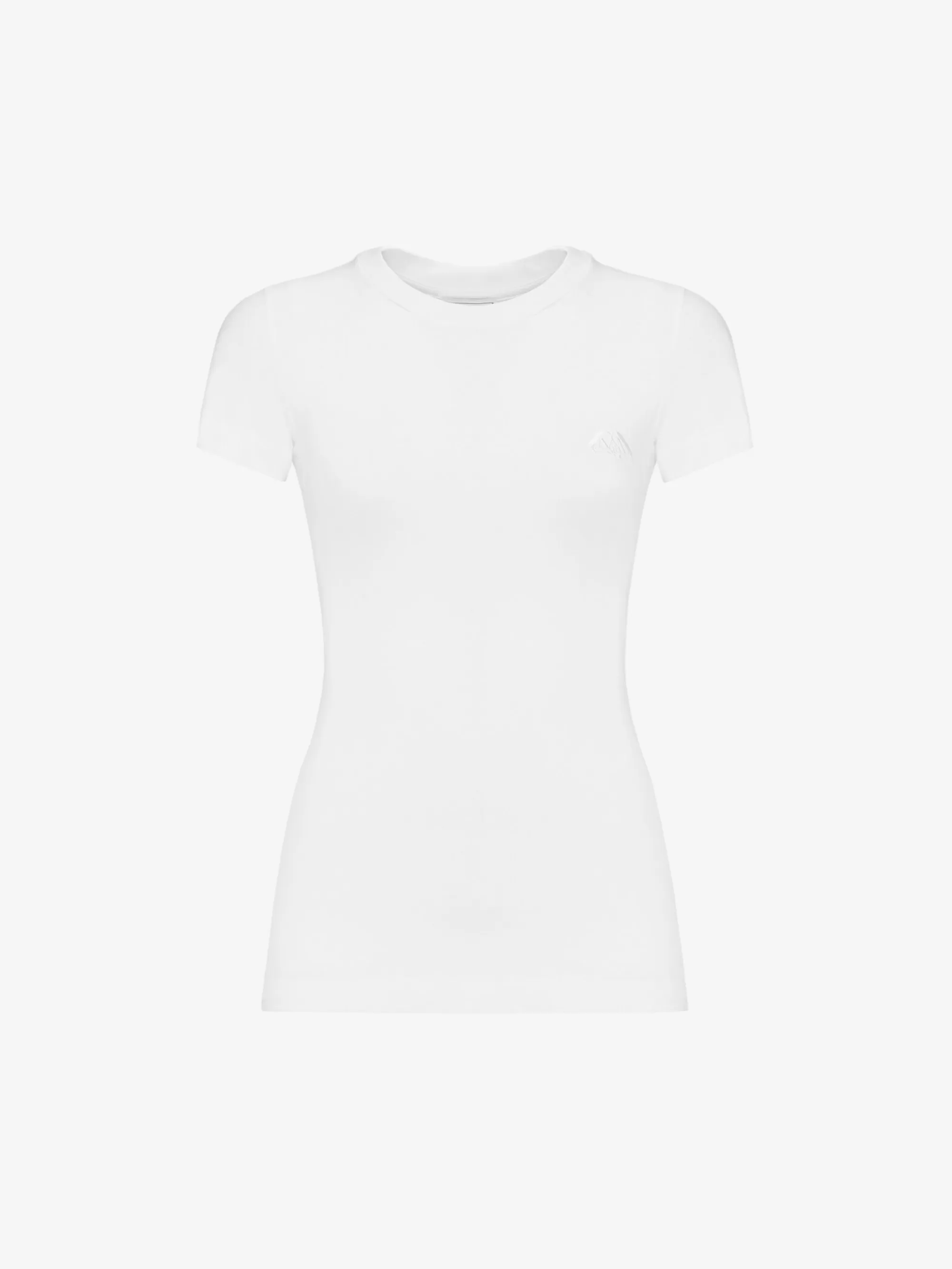 Women's Seal Logo Fitted T-shirt in >Alexander McQueen Shop