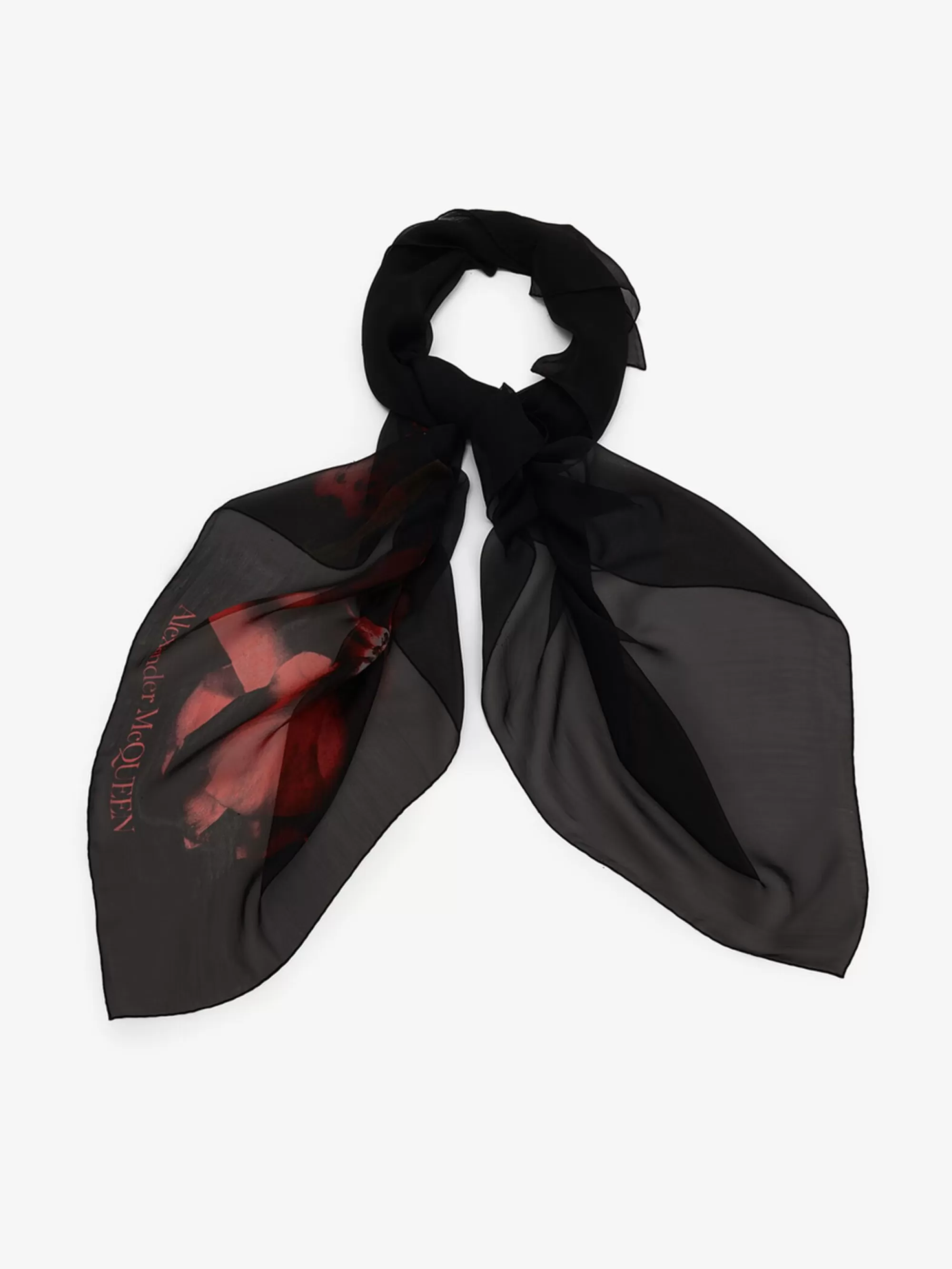 Women's Shadow Rose Shawl in >Alexander McQueen Flash Sale