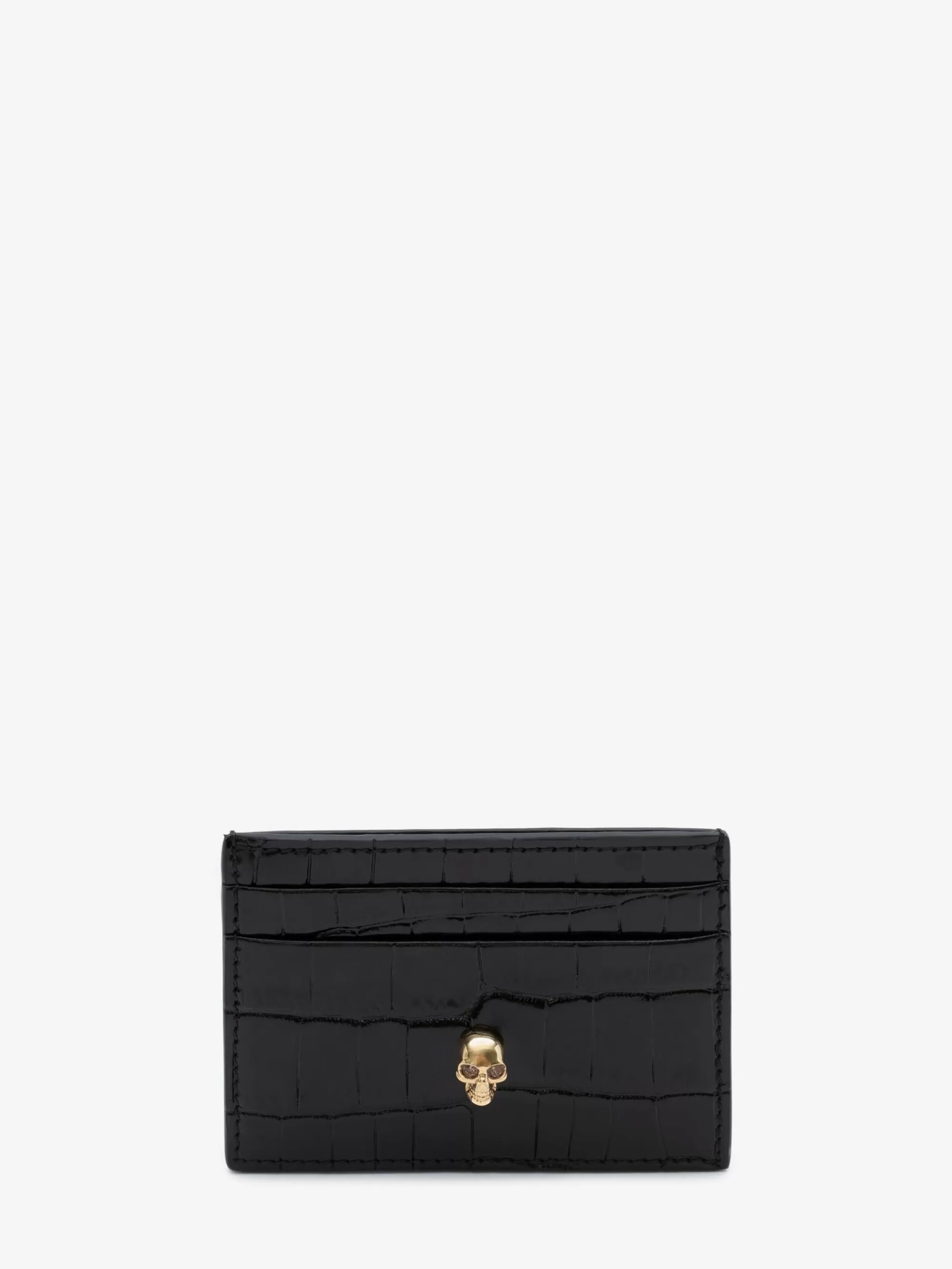 Women's Skull Card Holder in >Alexander McQueen Fashion