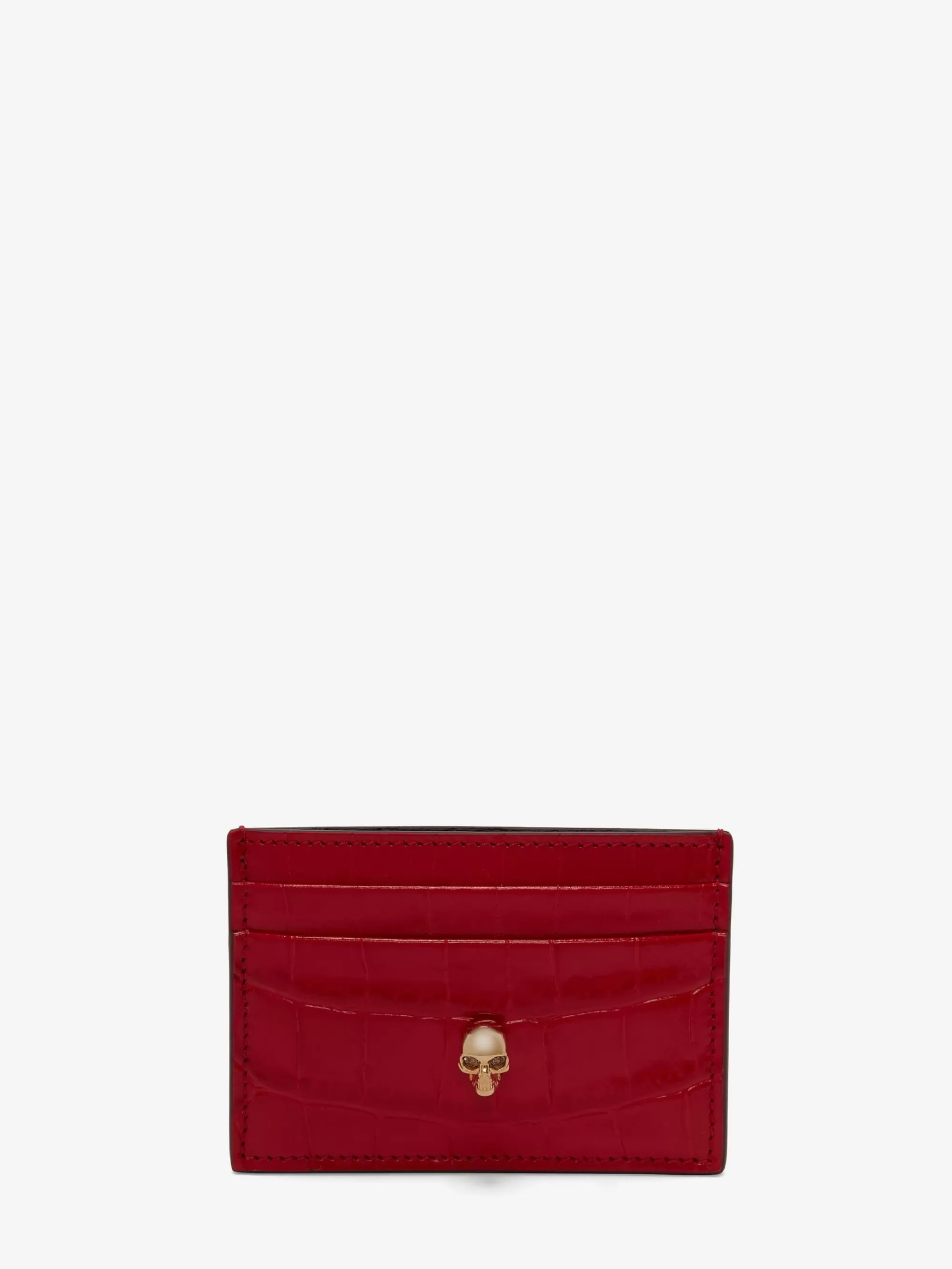 Women's Skull Card Holder in >Alexander McQueen Shop