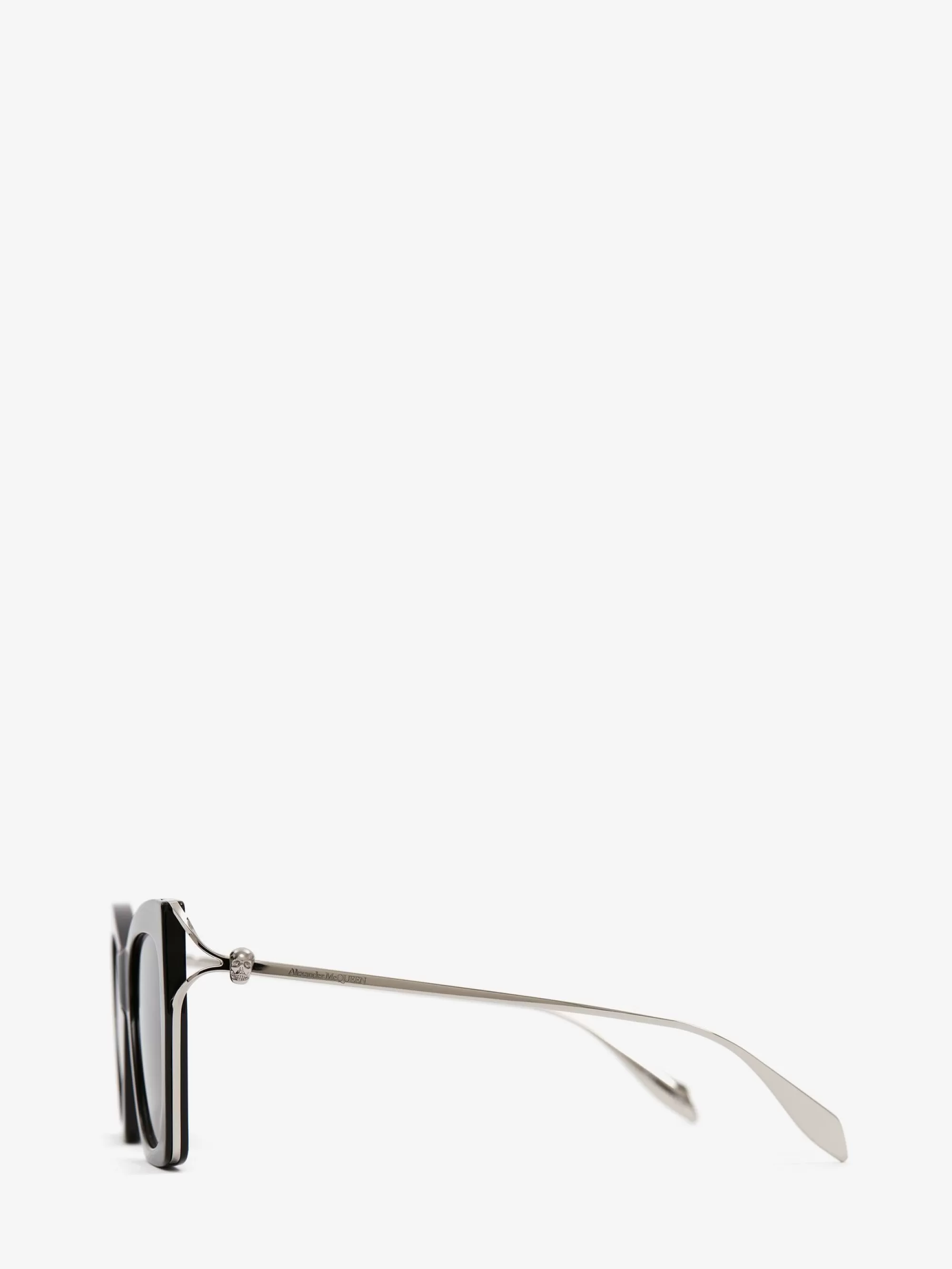 Women's Skull Hinge Soft Square Sunglasses in >Alexander McQueen Best Sale