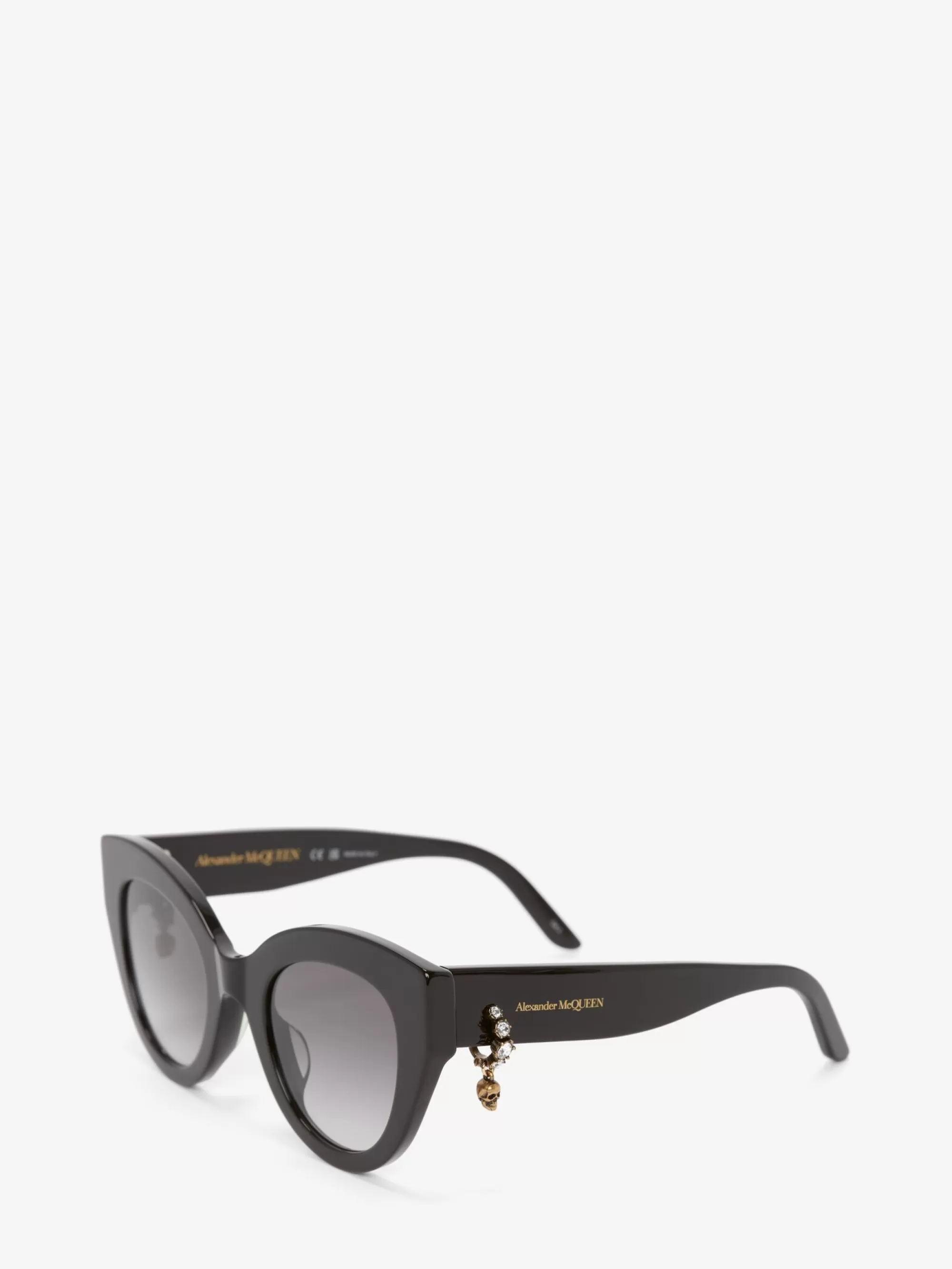 Women's Skull Pendant Jewelled Sunglasses in >Alexander McQueen Best