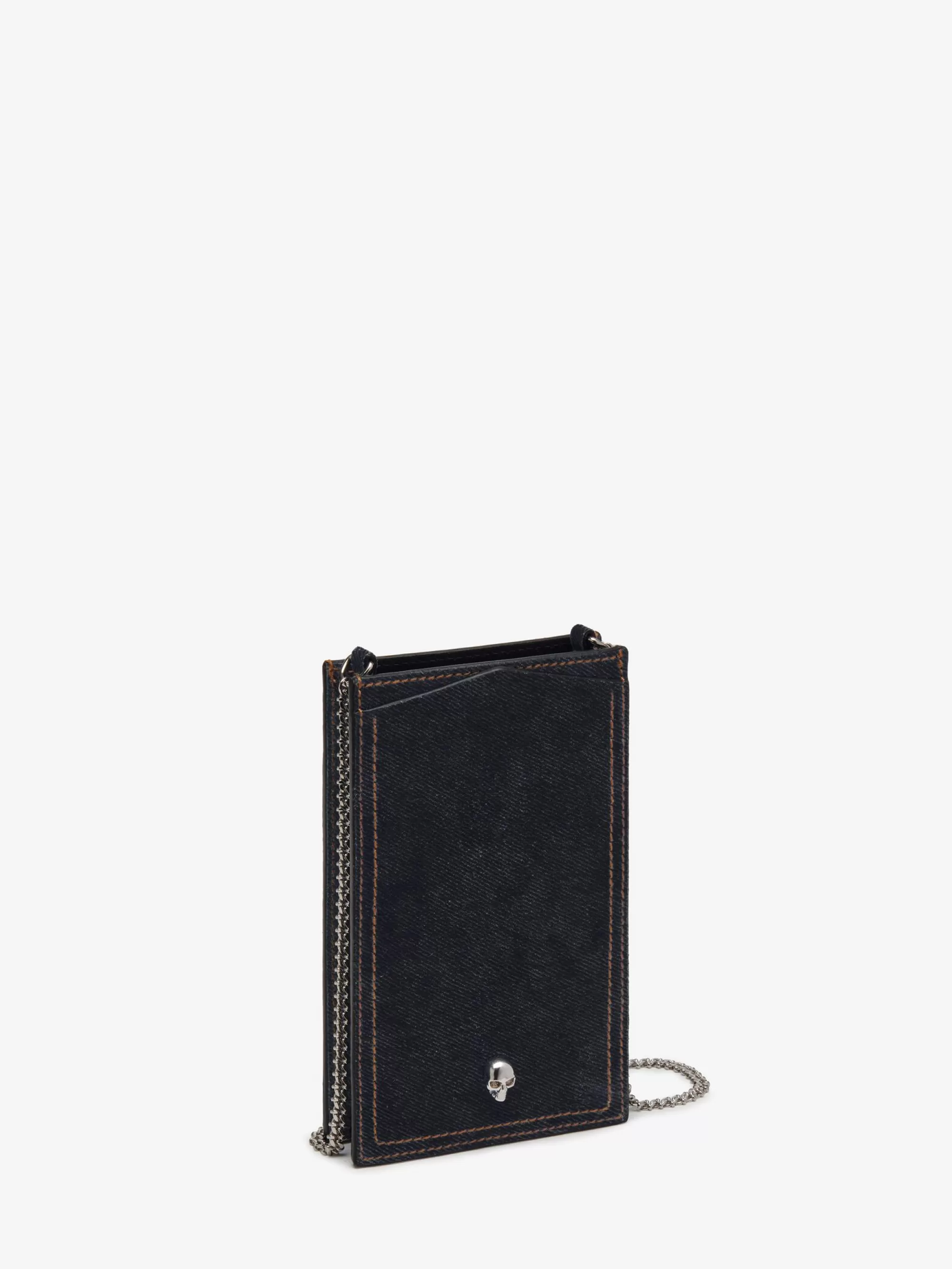 Women's Skull Phone Case With Chain in >Alexander McQueen Shop