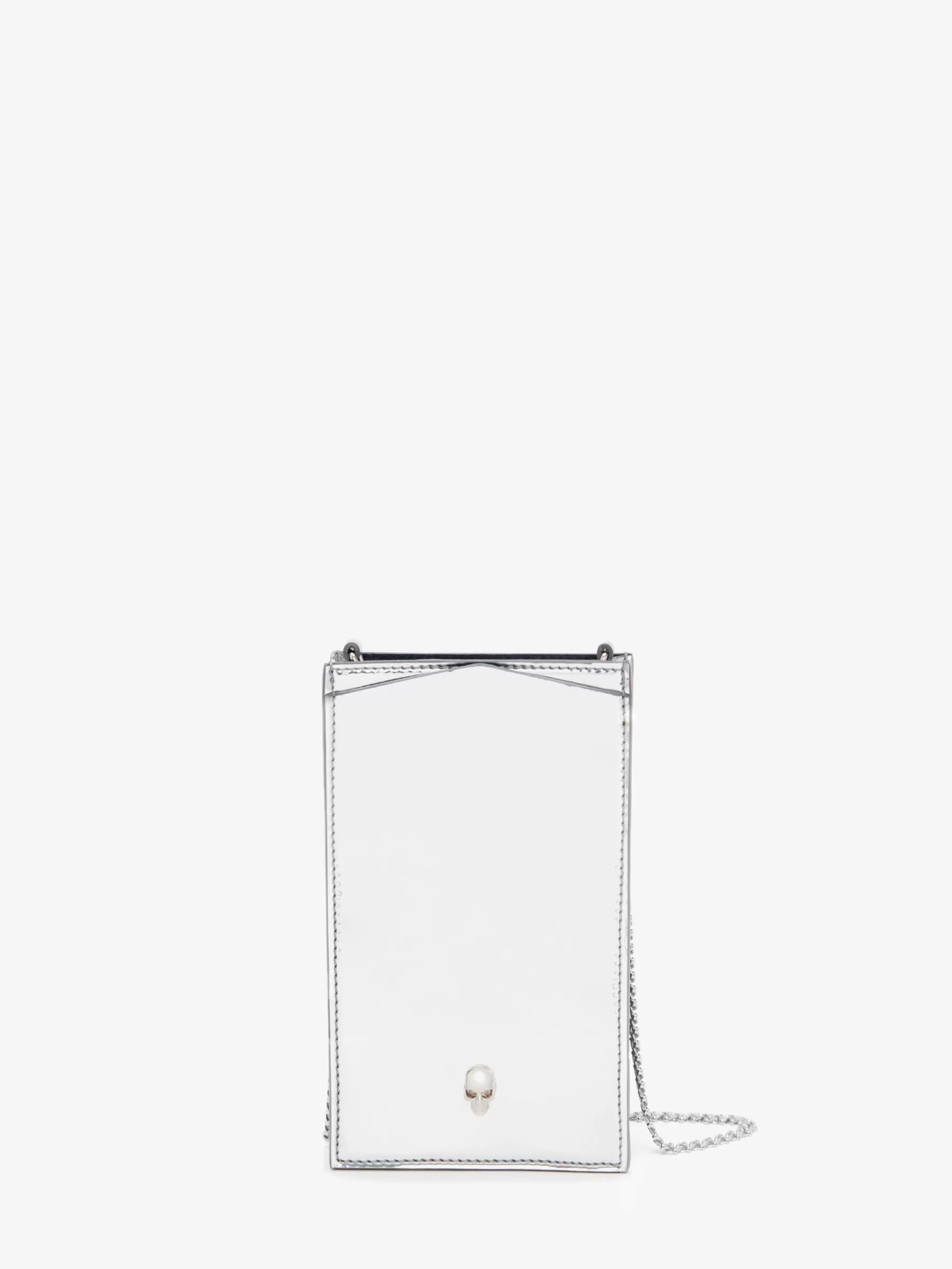 Women's Skull Phone Case With Chain in >Alexander McQueen Best