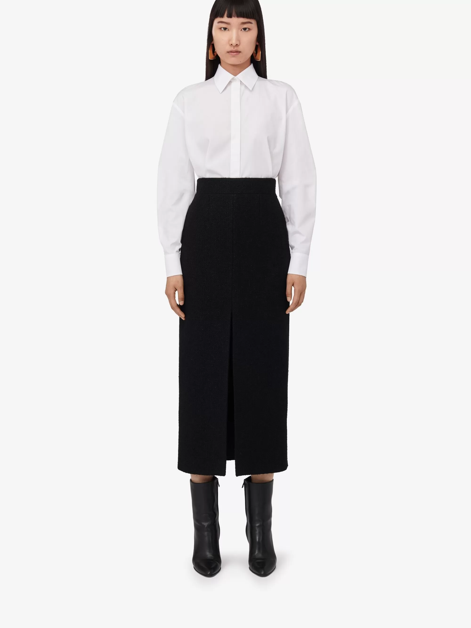 Women's Slashed Pencil Skirt in >Alexander McQueen Discount