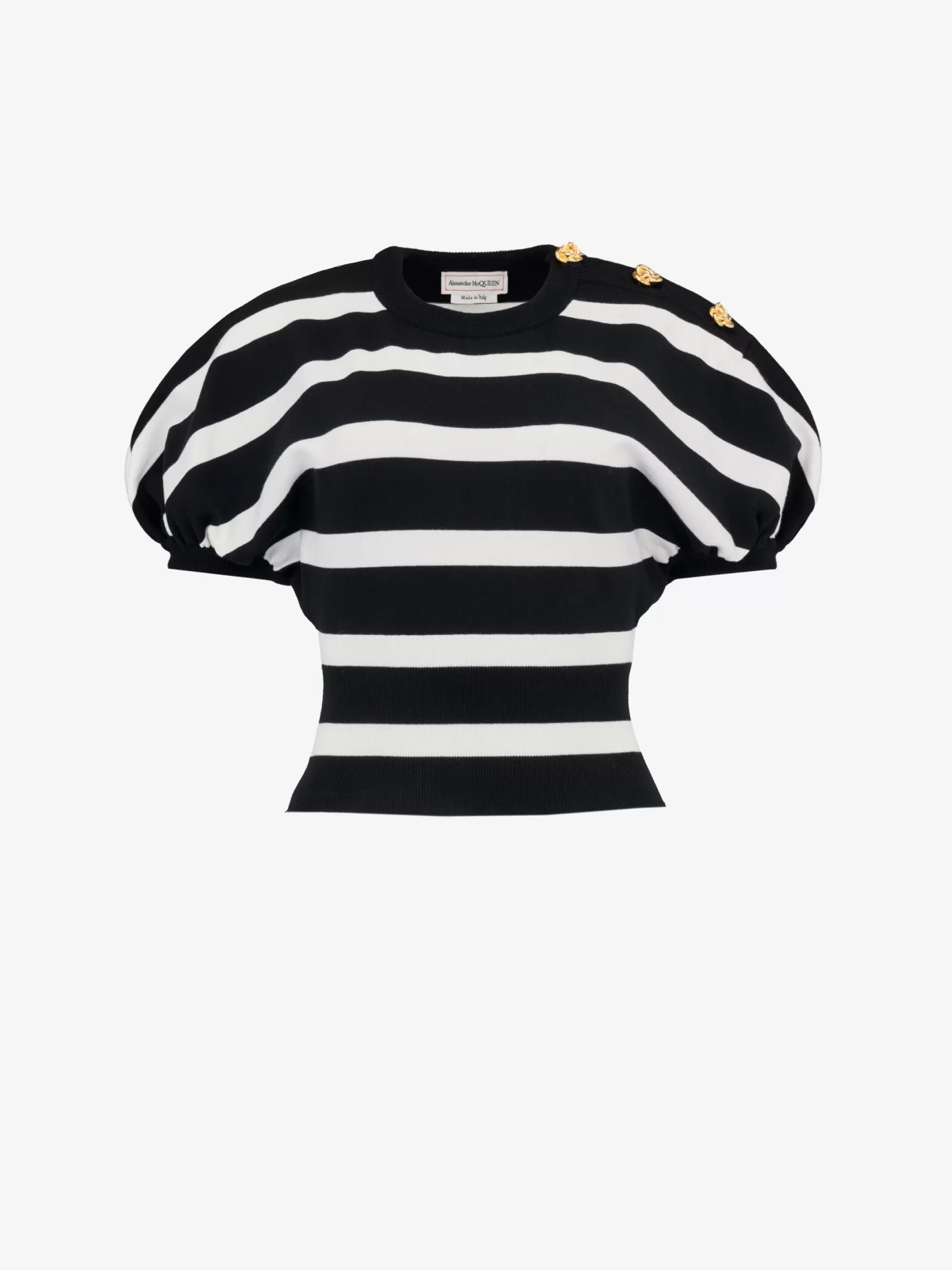 Women's Striped Cocoon Jumper in >Alexander McQueen Best