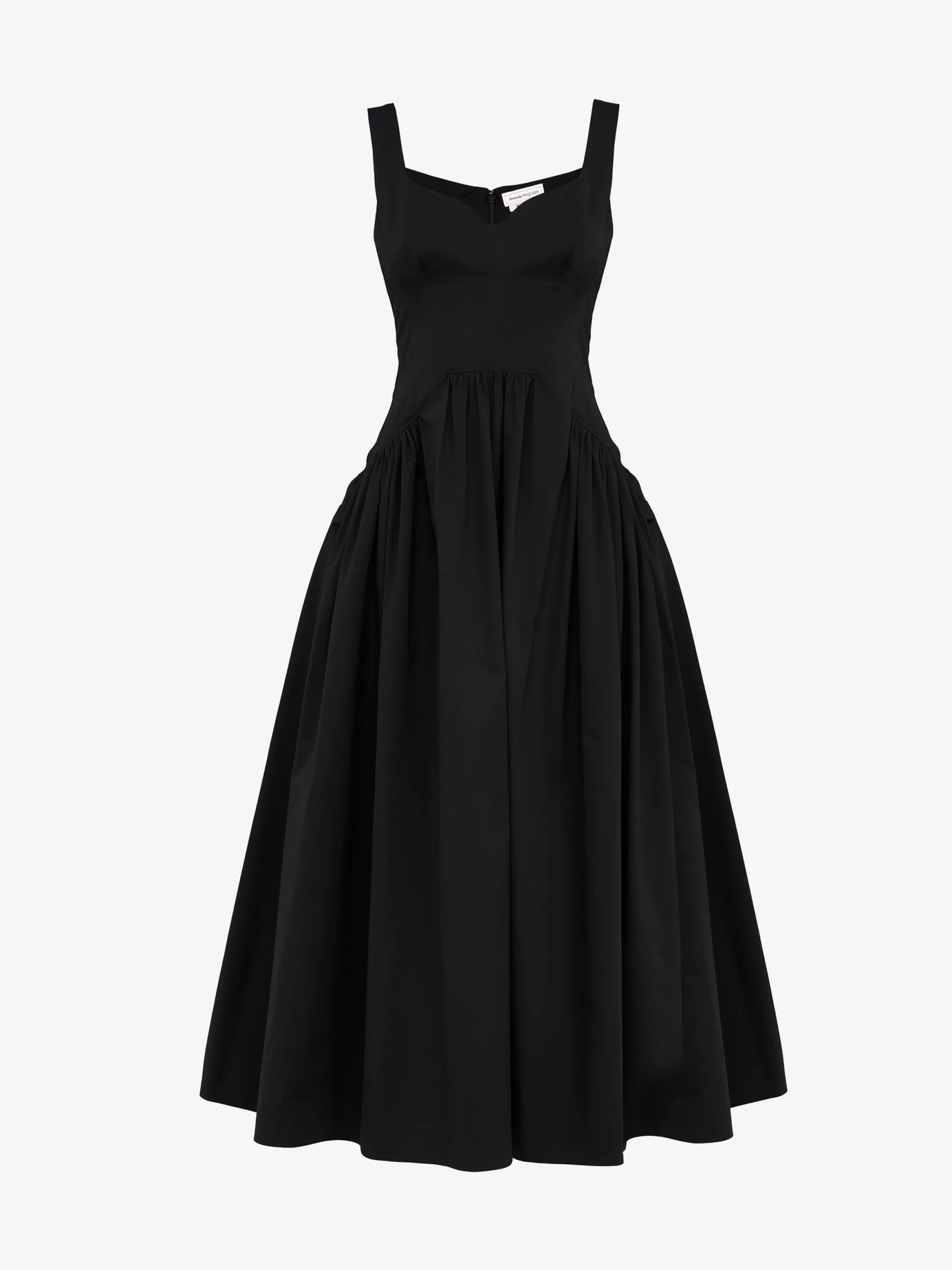 Women's Sweetheart Neckline Midi Dress in >Alexander McQueen Sale