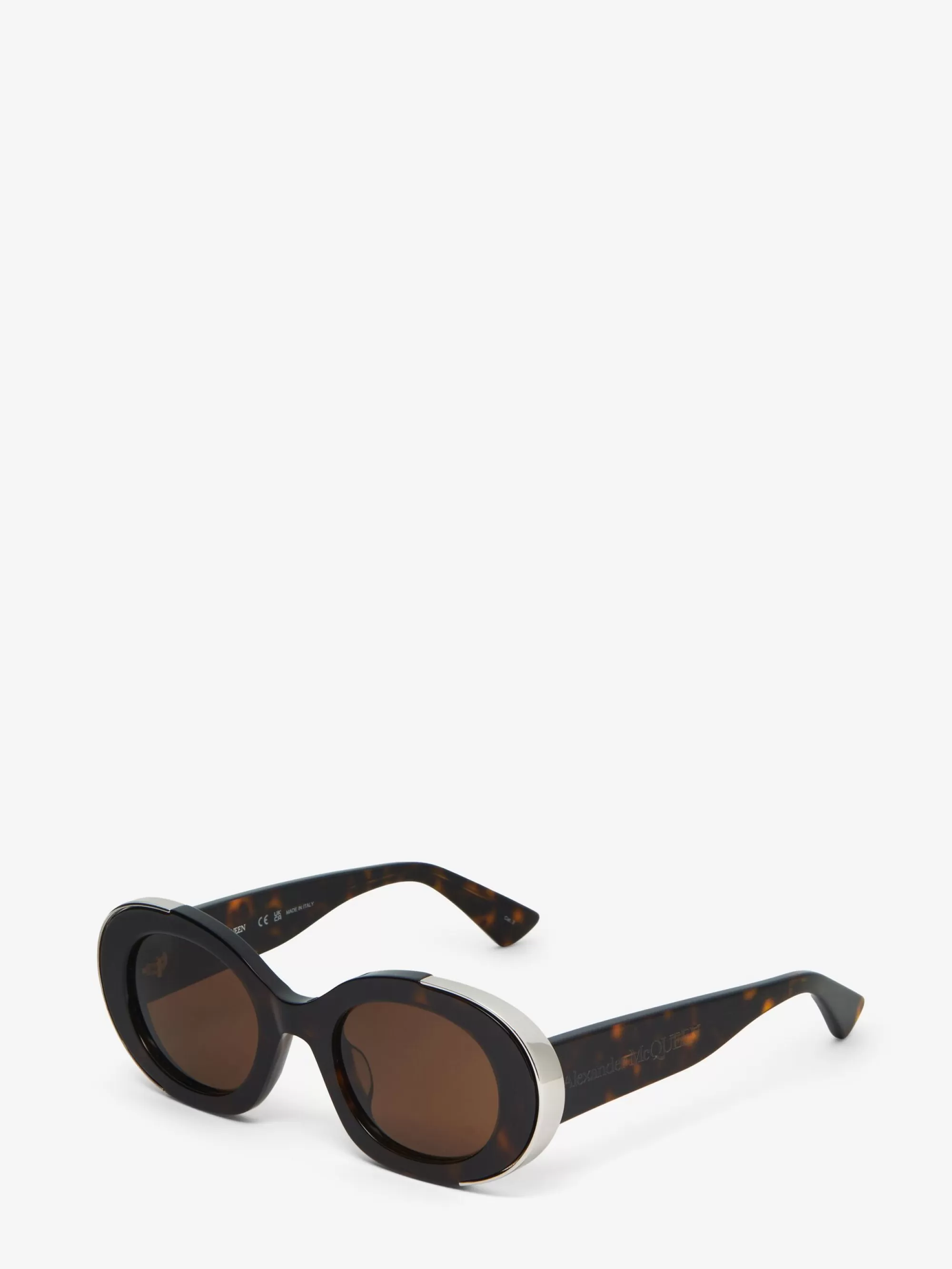 Women's The Grip Oval Sunglasses in >Alexander McQueen Sale