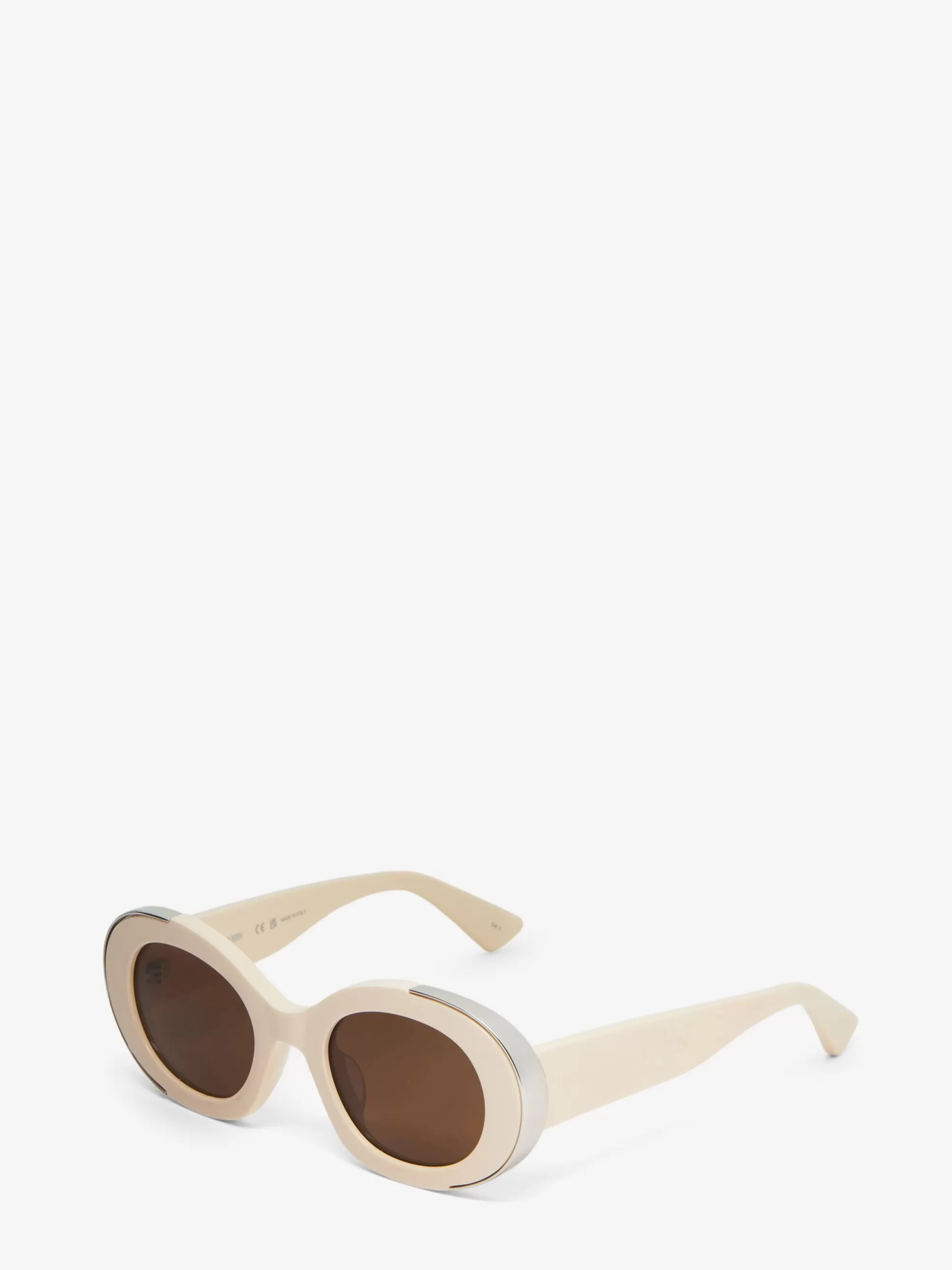 Women's The Grip Oval Sunglasses in >Alexander McQueen Cheap