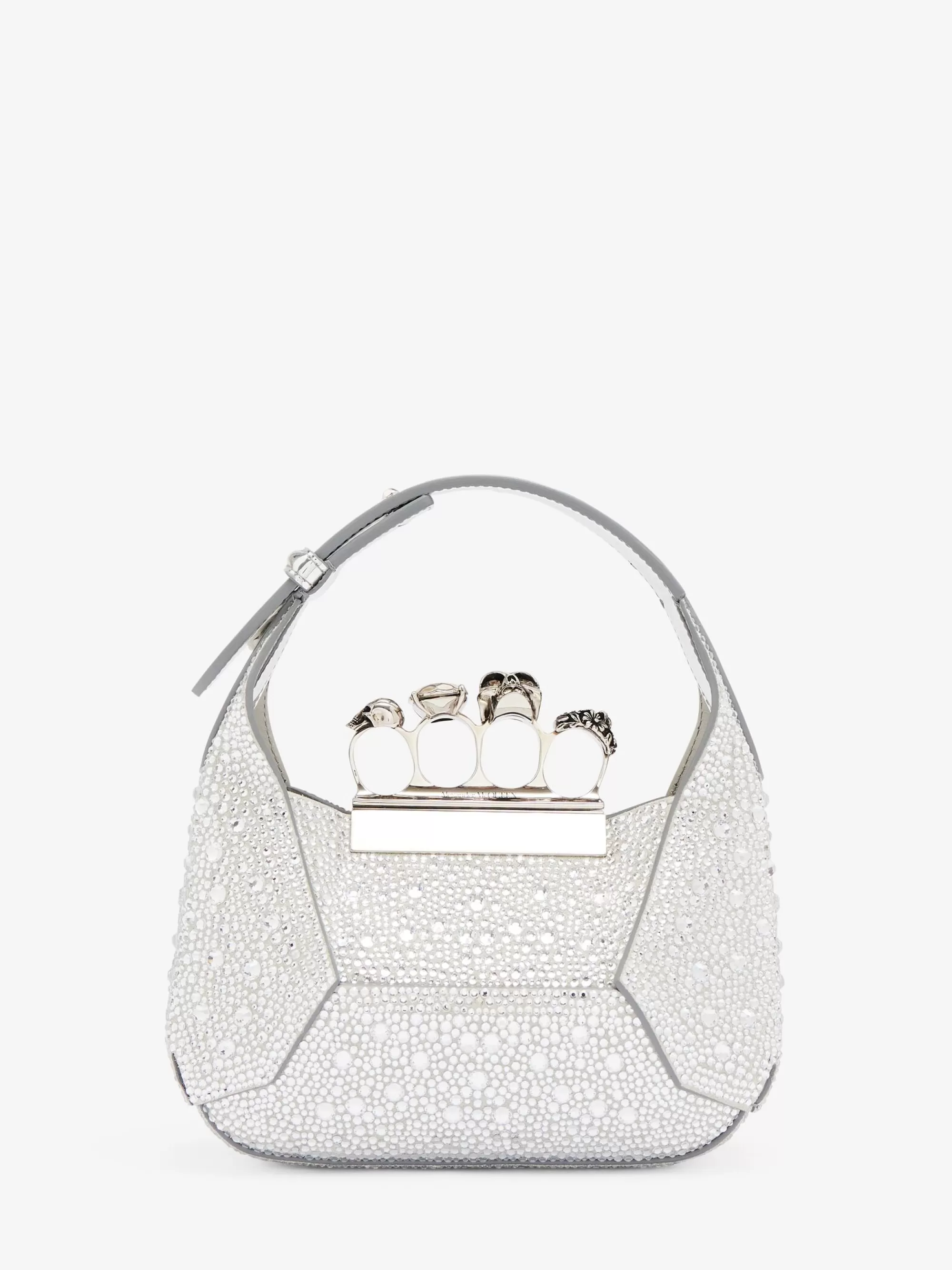 Women's The Jewelled Hobo Mini Bag in >Alexander McQueen Shop