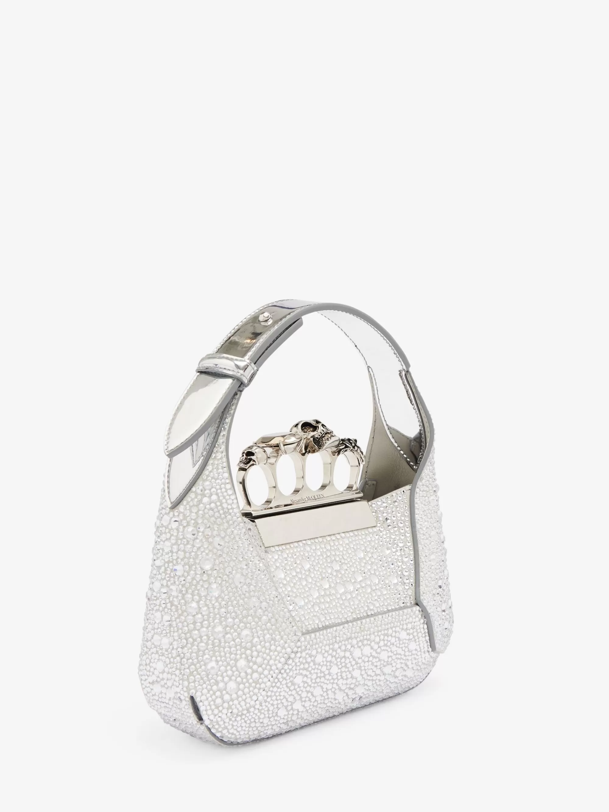 Women's The Jewelled Hobo Mini Bag in >Alexander McQueen Shop