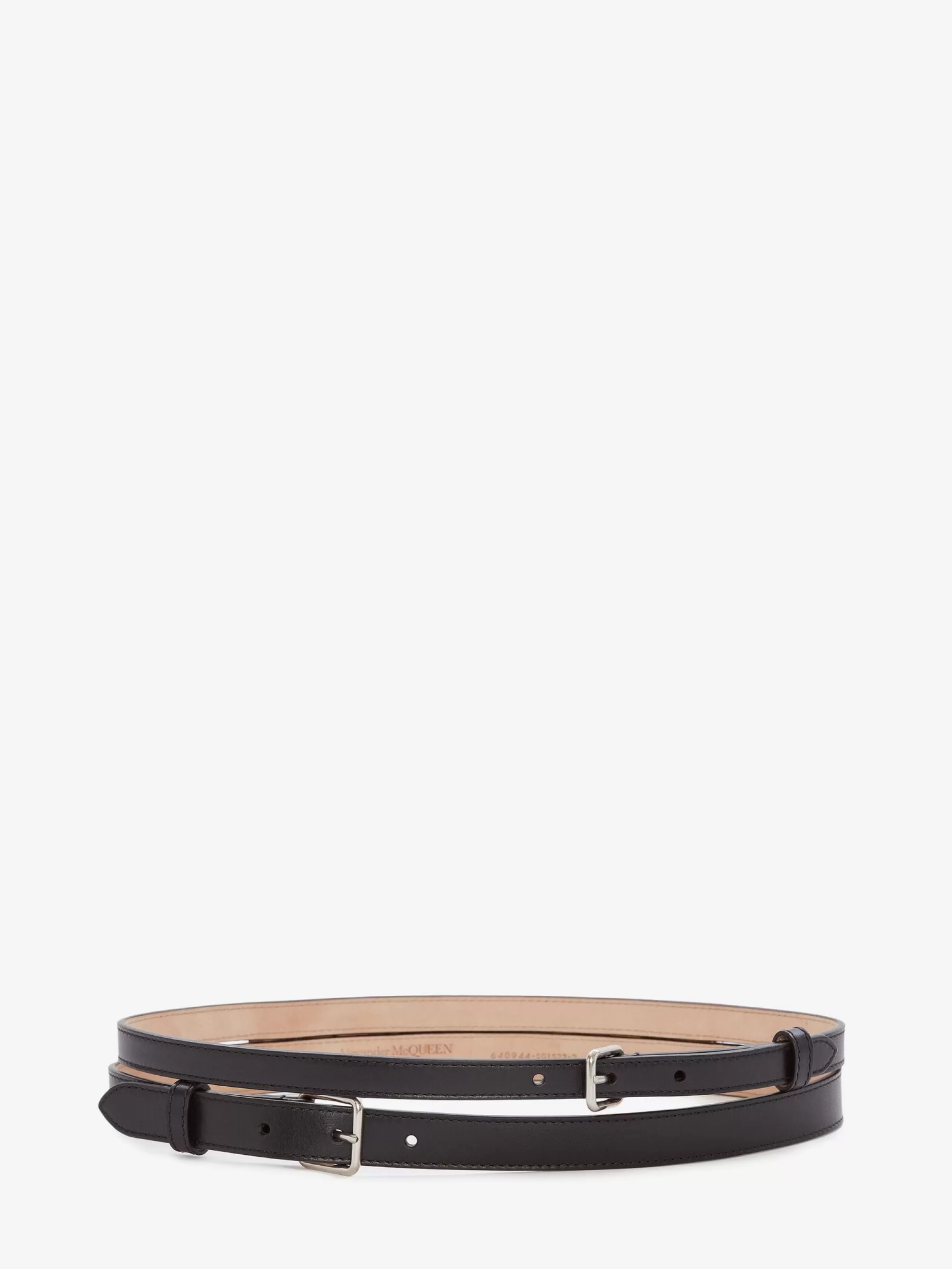 Women's Thin Double Belt in >Alexander McQueen Sale