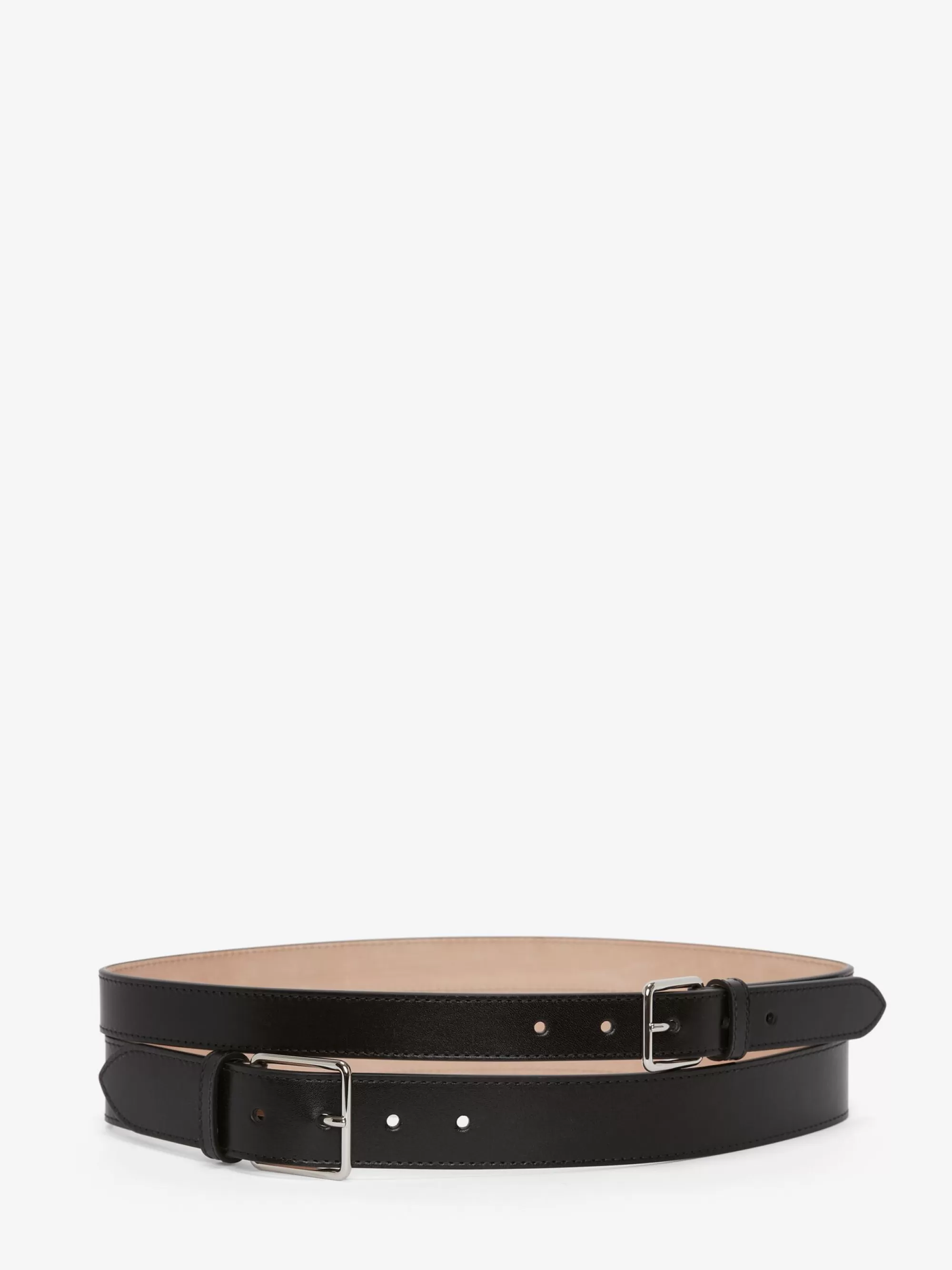 Women's Thin Double Belt in >Alexander McQueen Cheap