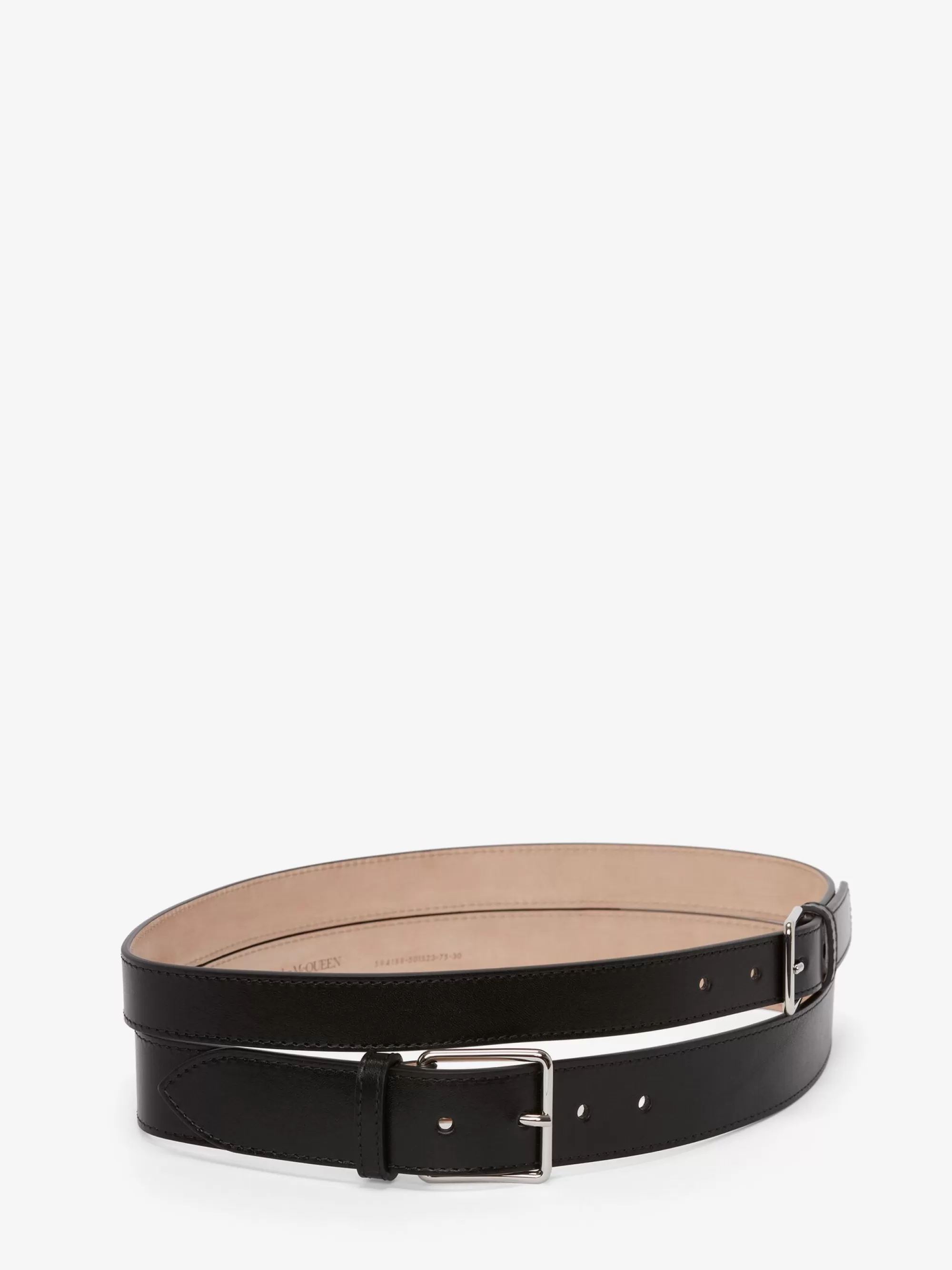 Women's Thin Double Belt in >Alexander McQueen Cheap