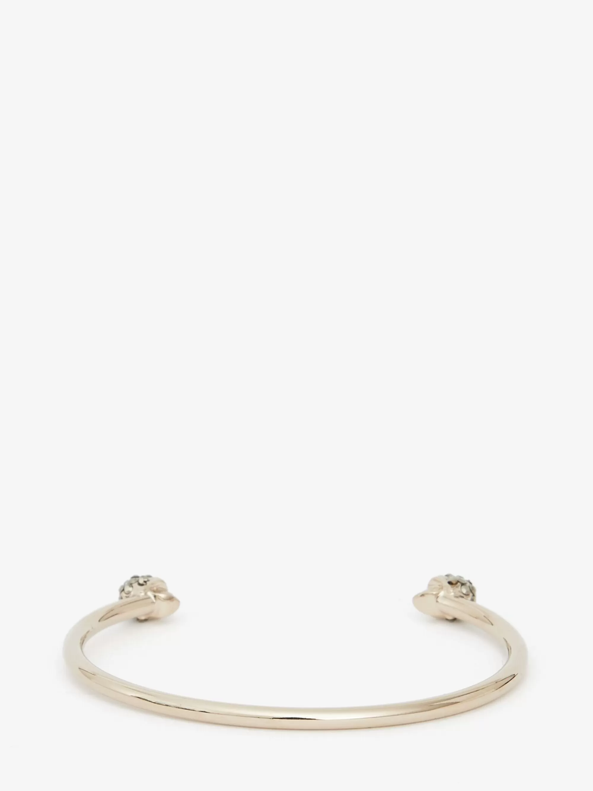 Women's Thin Jeweled Twin Skull Bracelet in >Alexander McQueen Store