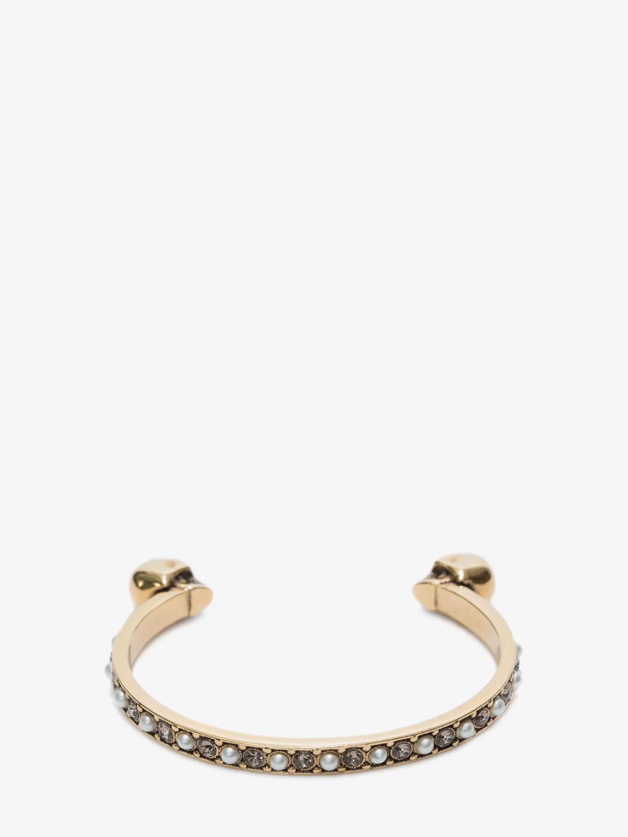 Women's Thin Twin Skull Bracelet in >Alexander McQueen Clearance