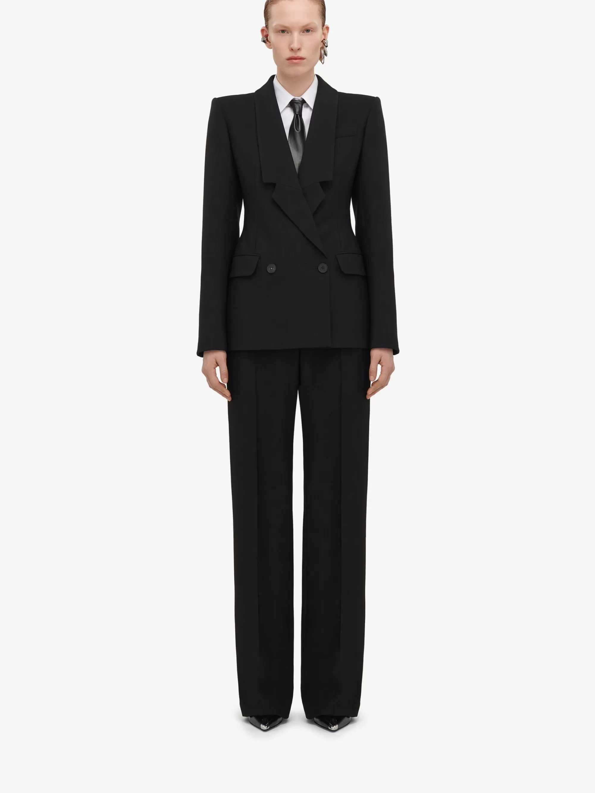 Women's Upside-down Lapel Jacket in >Alexander McQueen Cheap