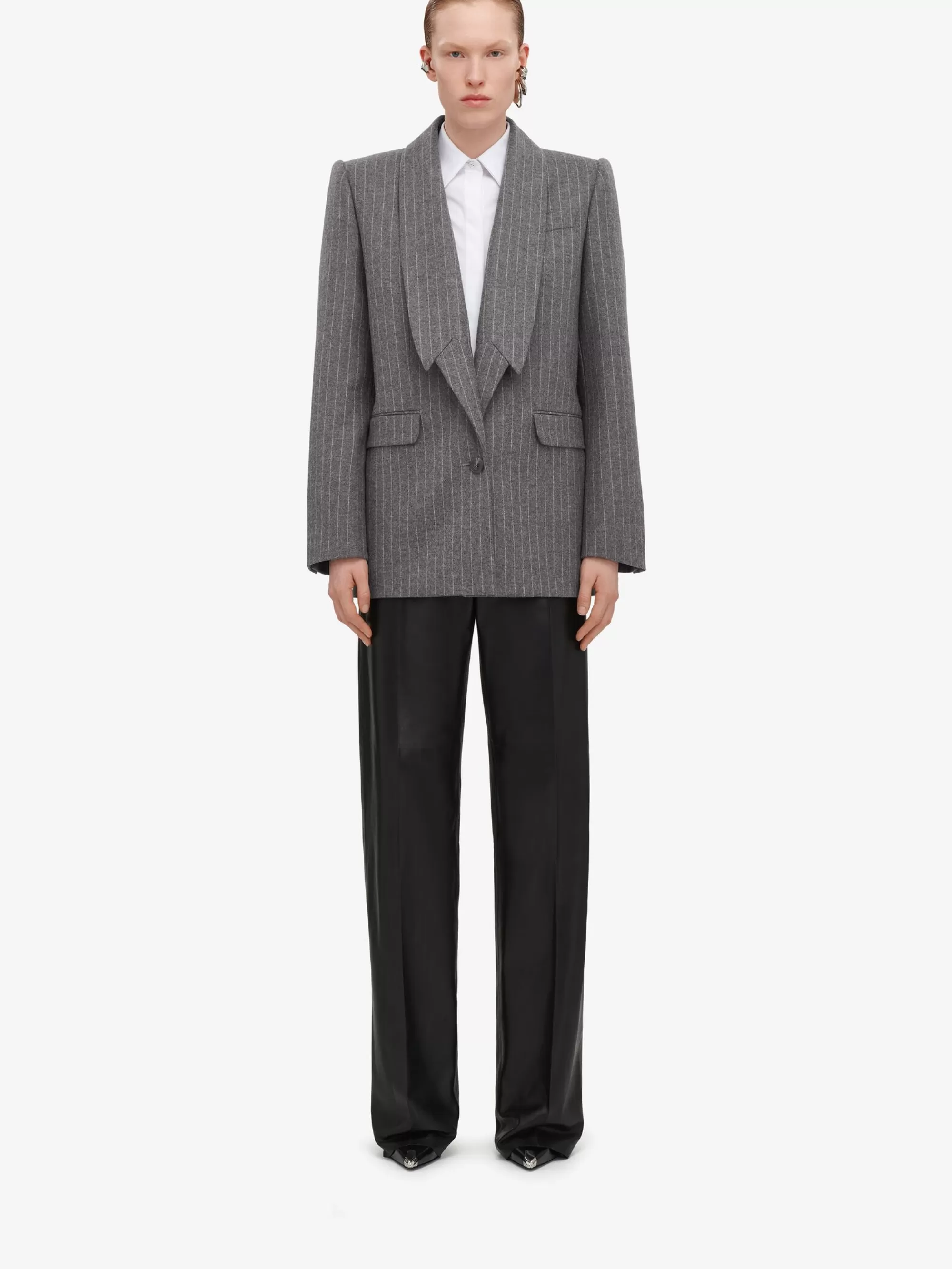 Women's Upside-down Lapel Jacket in >Alexander McQueen Outlet