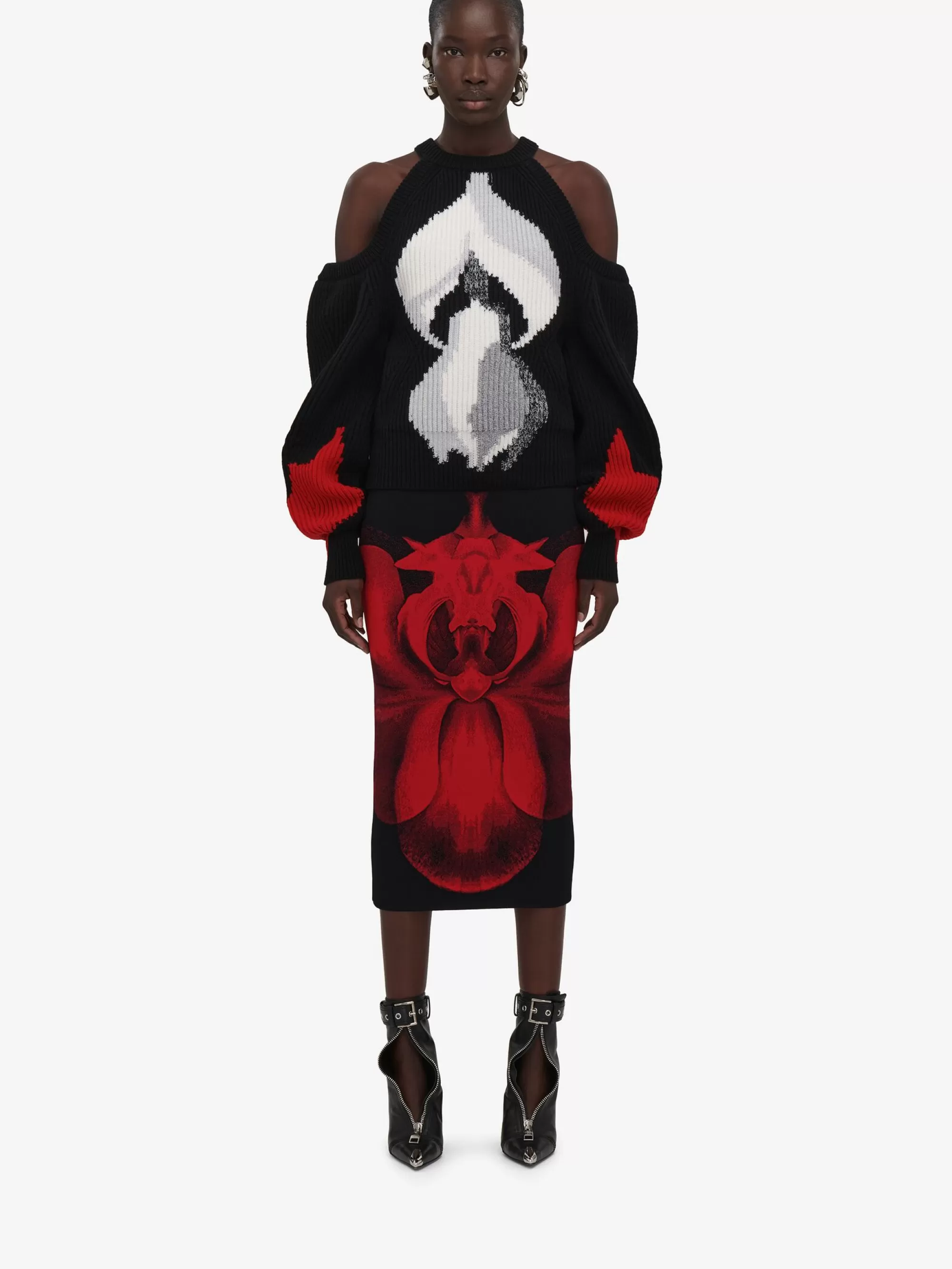 Women's Upside-down Orchid Jumper in >Alexander McQueen Best