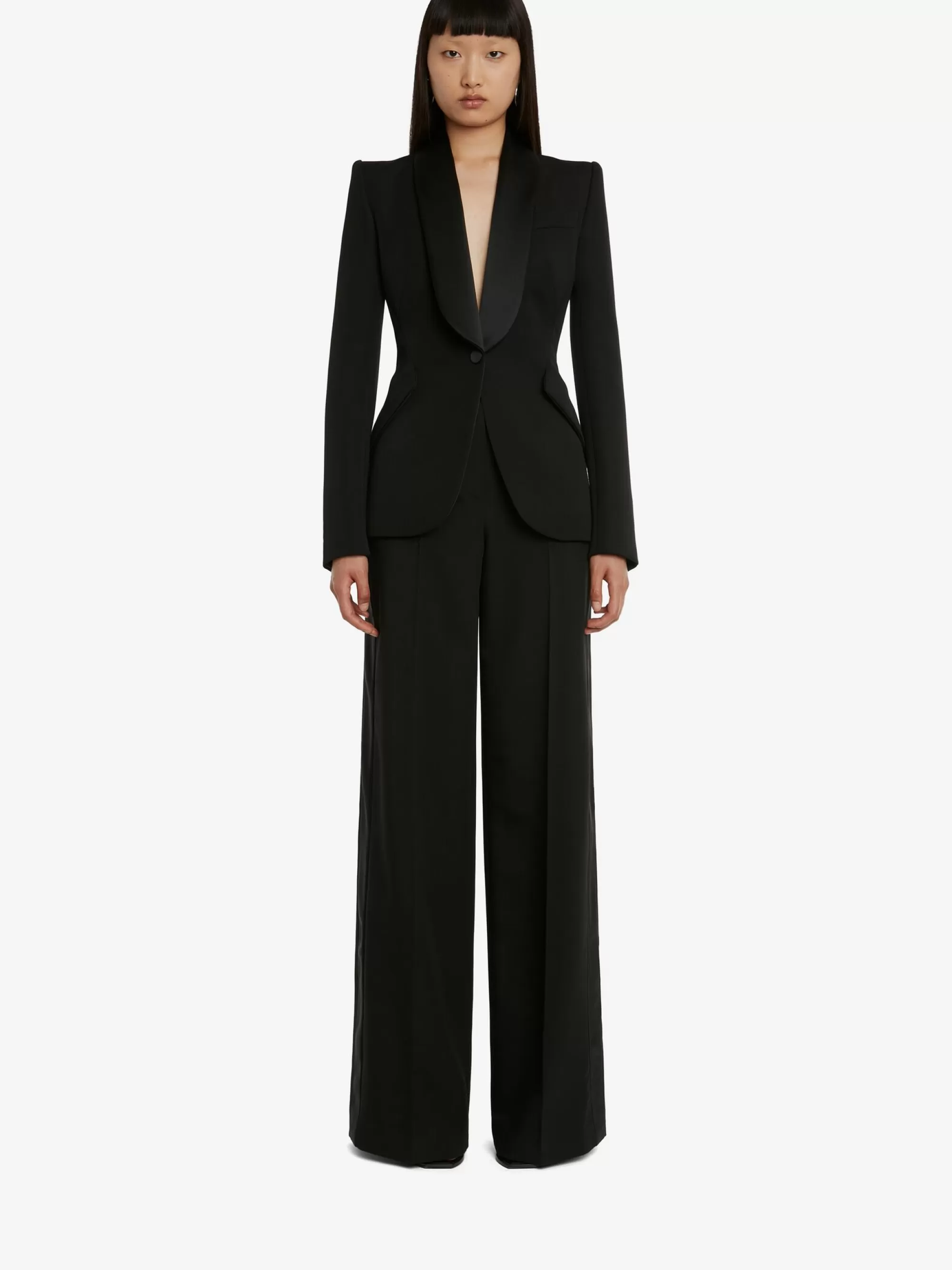 Women's Wide Leg Trousers in >Alexander McQueen Store